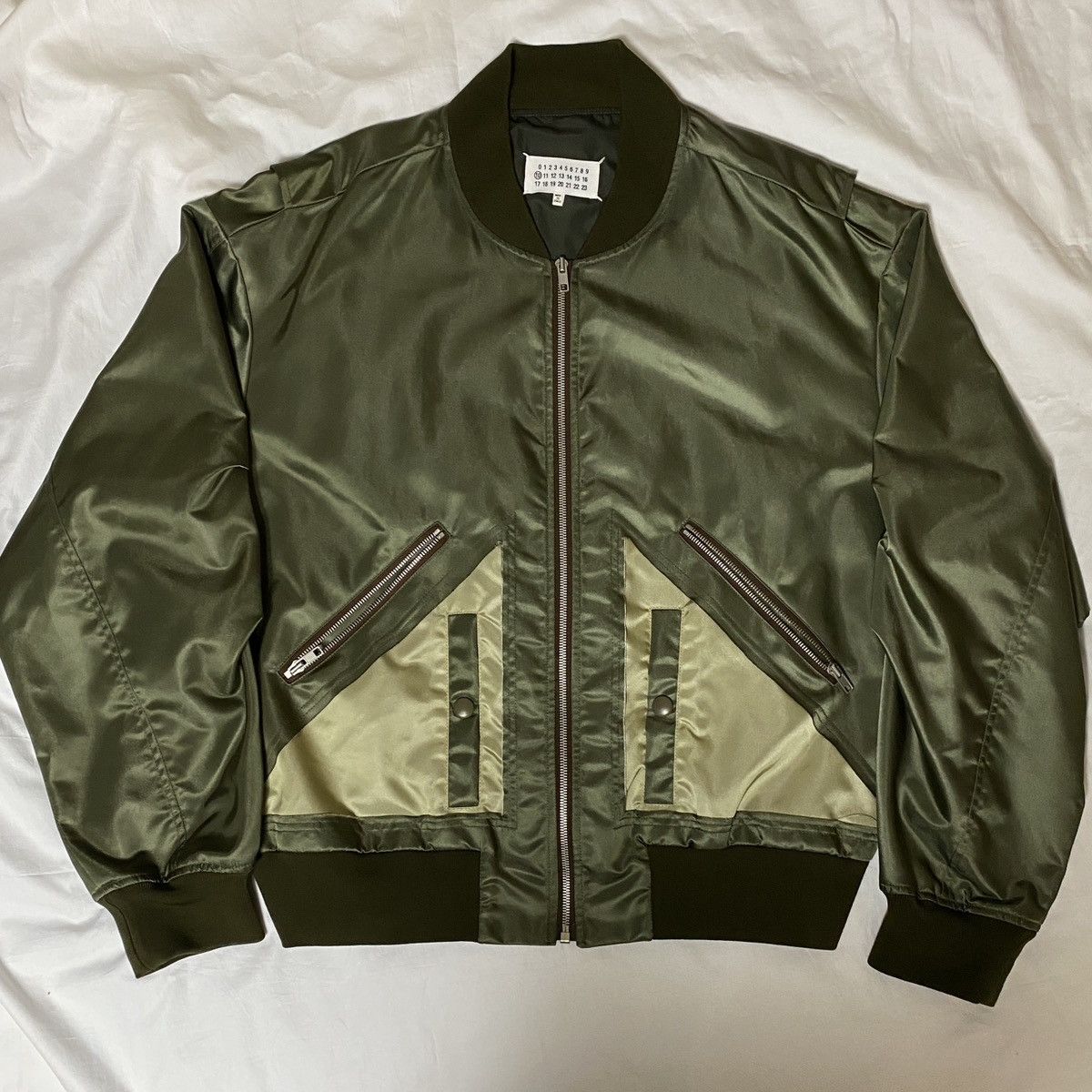 Maison Margiela Margiela Military Split Hem Bomber Jacket 2018ss Size US M / EU 48-50 / 2 - 2 Thumbnail