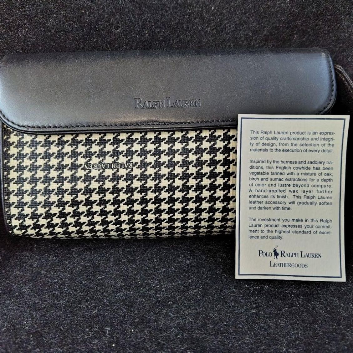 Polo Ralph Lauren Ralph Lauren Women Houndstooth Pattern Clutch Bag Pouch Limited Edition Size ONE SIZE - 2 Thumbnail