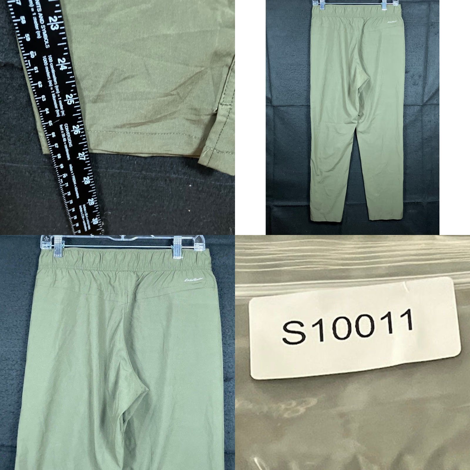 Eddie Bauer VINTAGE Eddie Bauer Womens Pants Green Pull On High Rise Back Slit Pocket Stretch Small Size 30" / US 8 / IT 44 - 8 Thumbnail