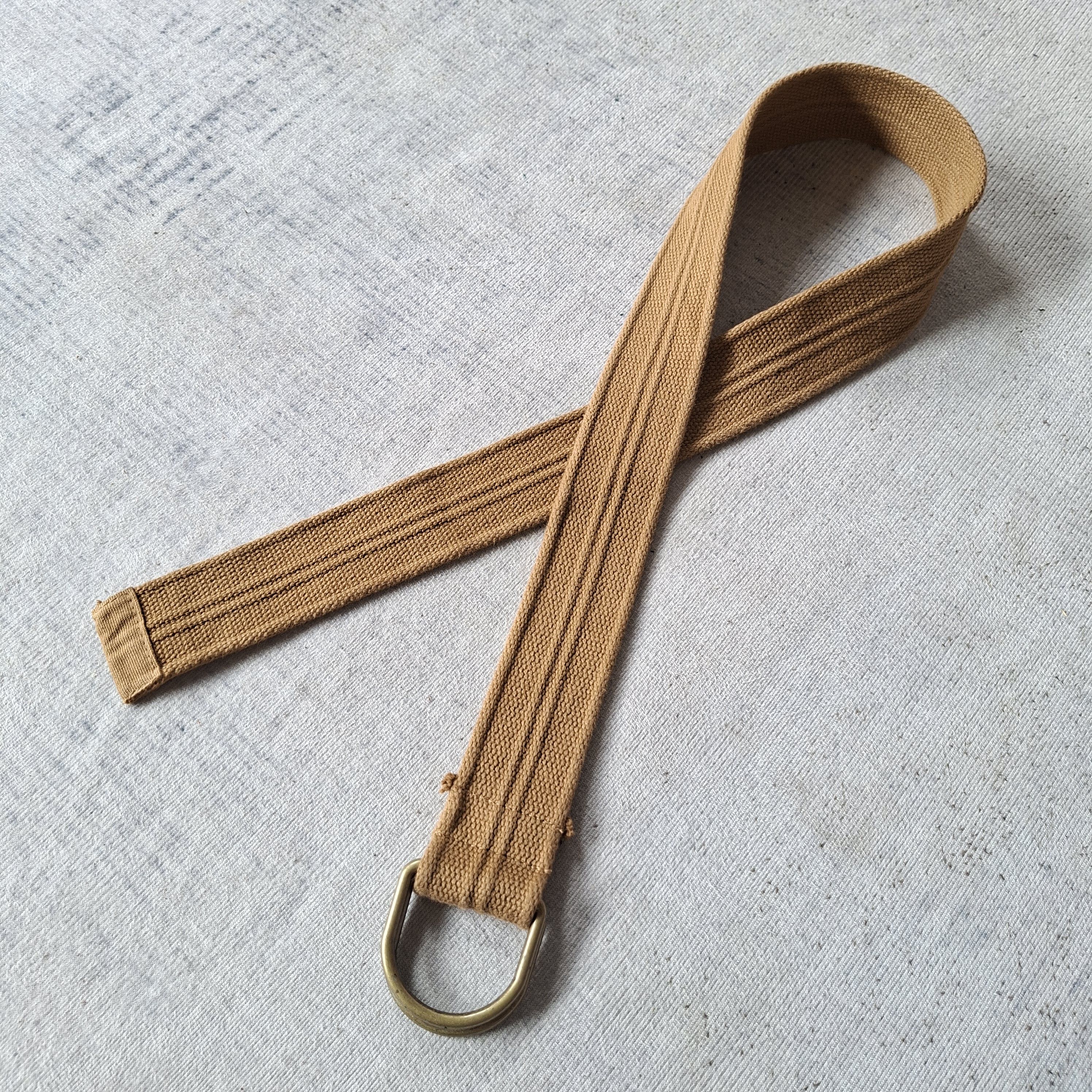 Old Navy 💥 Old navy solid brass military style canvas webbing belt Size ONE SIZE - 8 Thumbnail