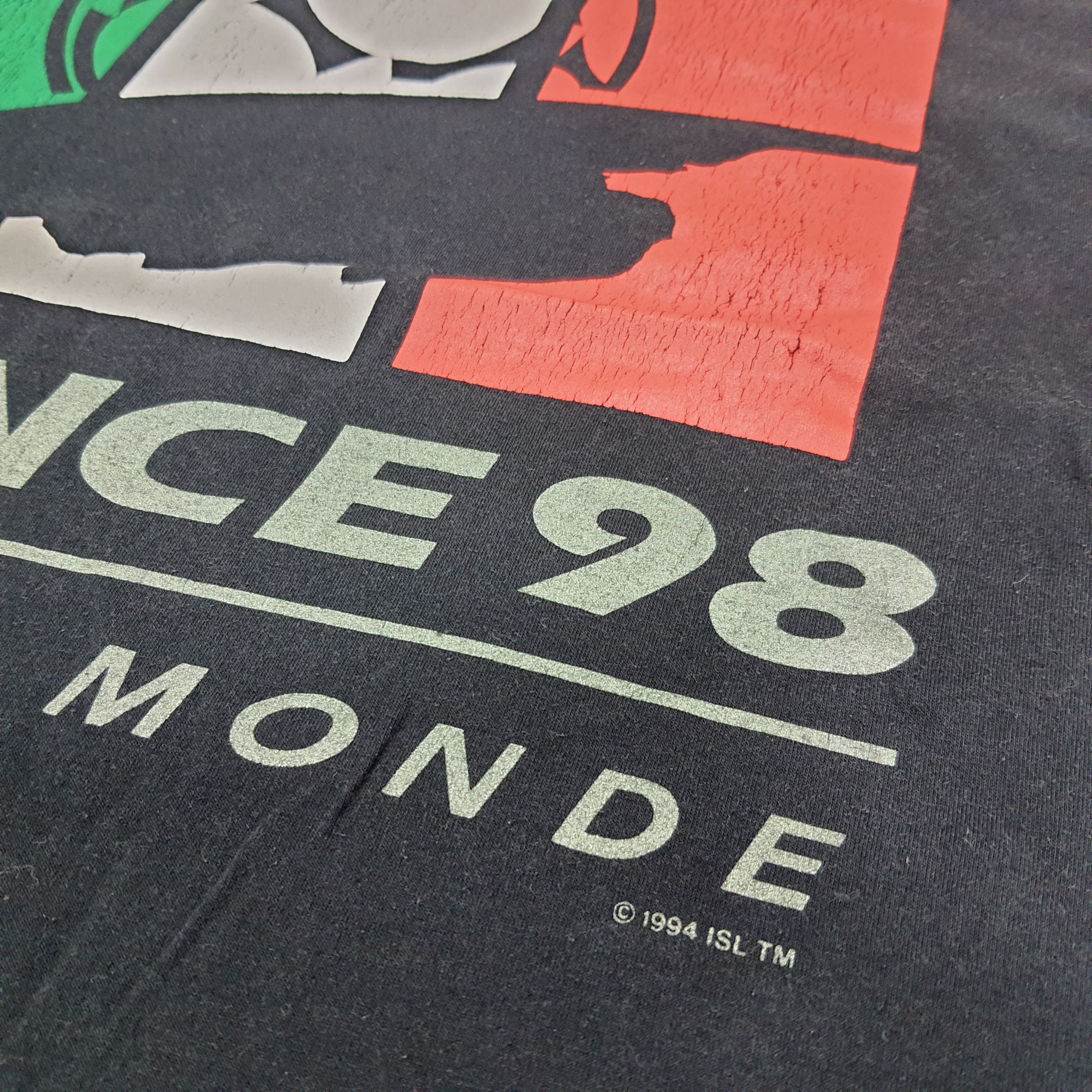 Adidas × Vintage Vintage Adidas France '98 Coupe Du Monde Football Tshirt Size US L / EU 52-54 / 3 - 2 Thumbnail