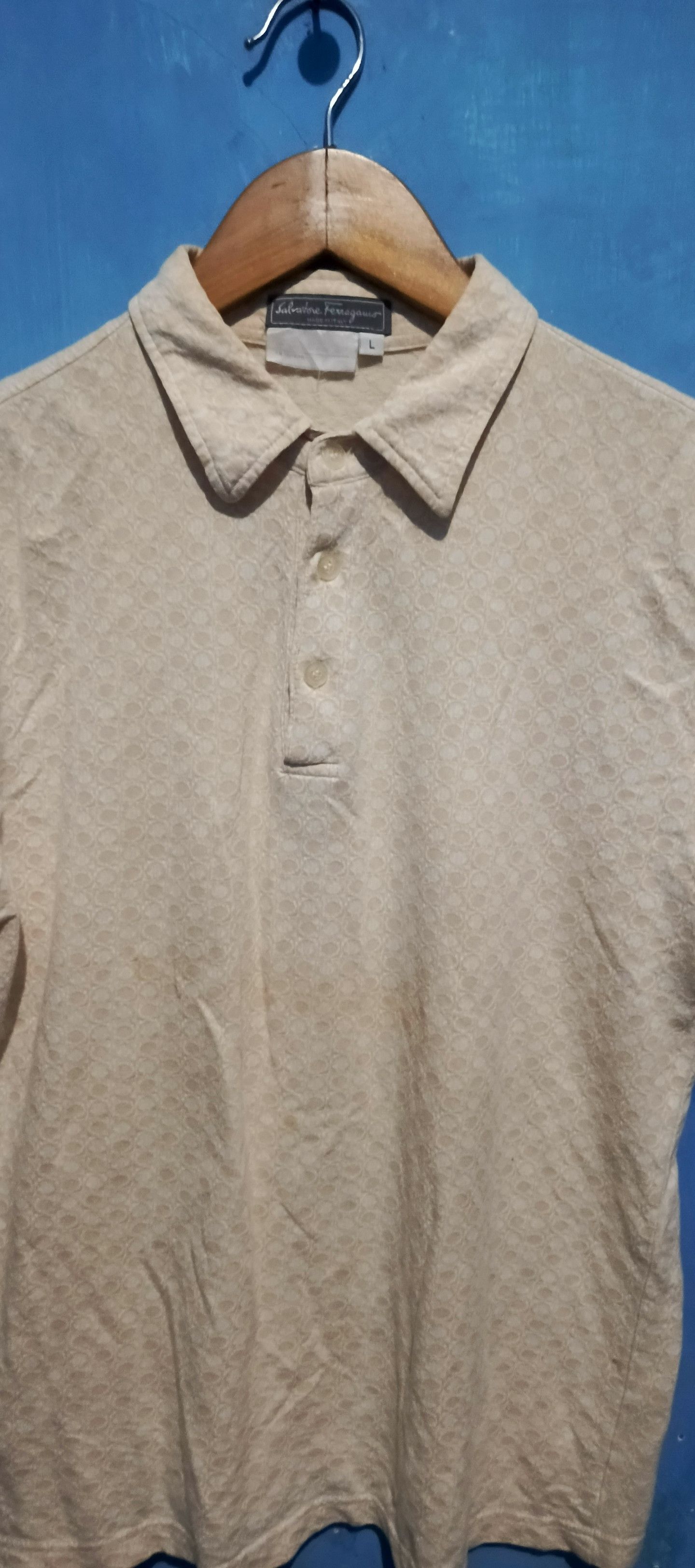 Salvatore Ferragamo Salvatore Ferragamo Polos Monograph Size US L / EU 52-54 / 3 - 1 Thumbnail