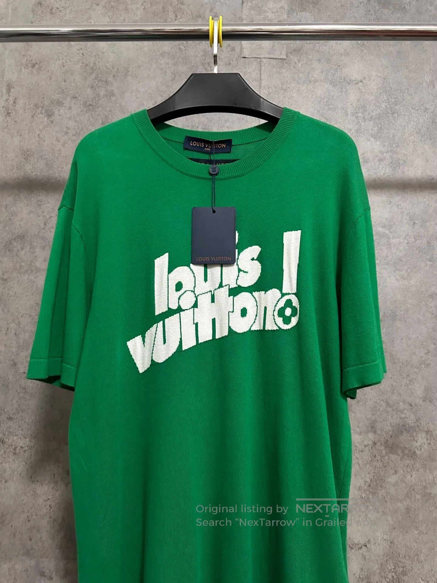 Louis Vuitton Louis Vuitton Knit Logo Short Sleeve T-shirt. Size US XL / EU 56 / 4 - 2 Thumbnail