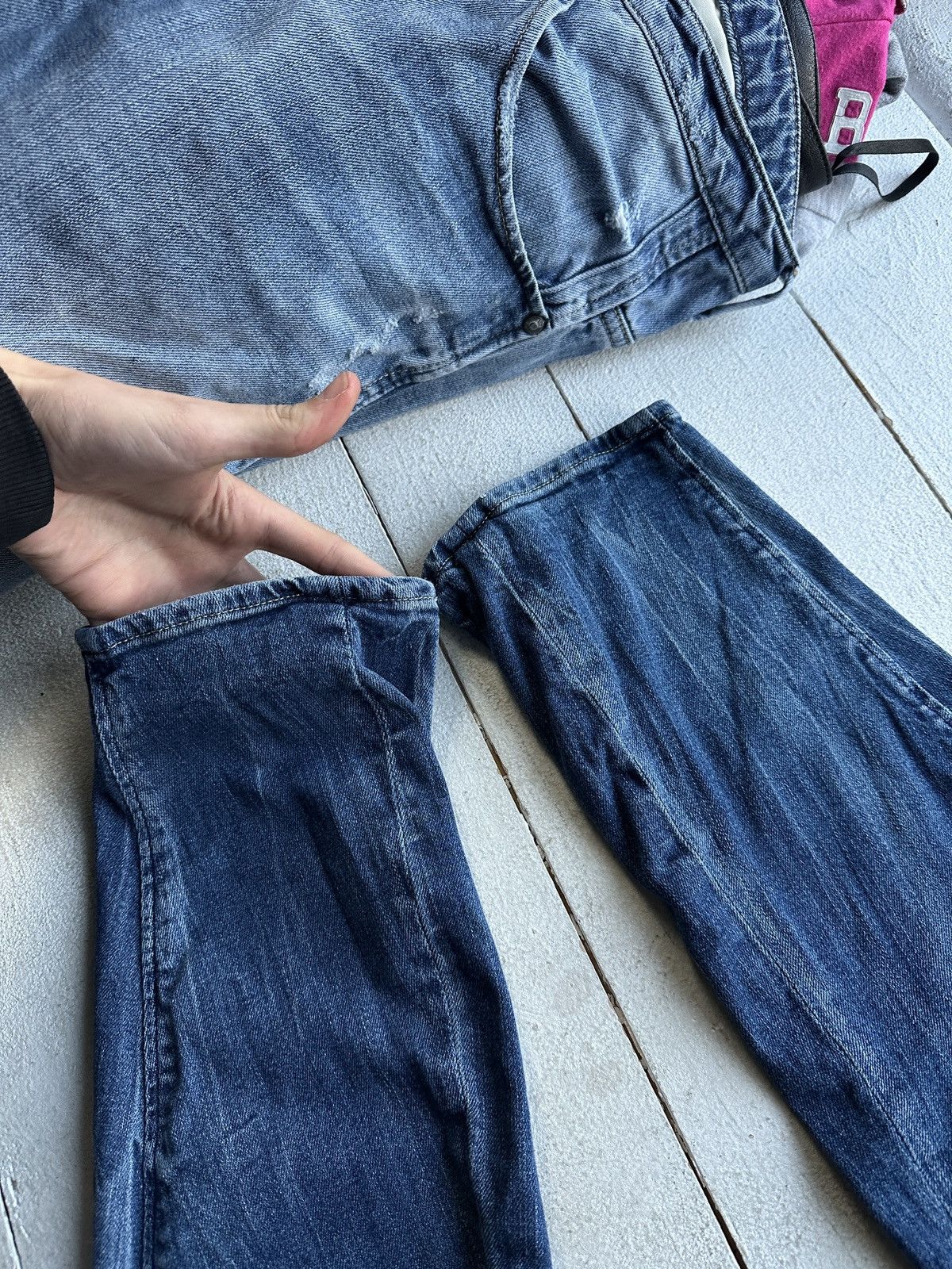 G-Star VNTG🚨96 G STAR RAW Jeans AVANT GARDE Washed Denim y2k 3301 Size 36" / US 14 / IT 50 - 6 Thumbnail