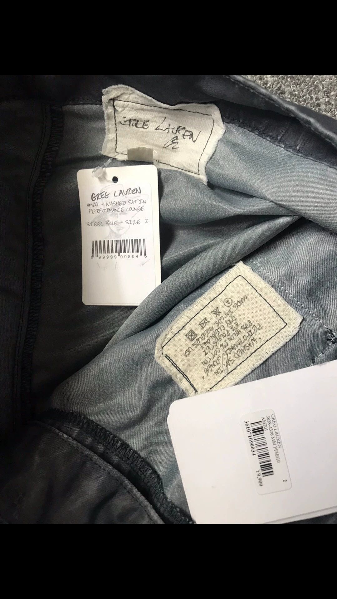 Greg Lauren Greg Lauren Paneled Distressed Colorblock Waist Drawstring 2 Size US 32 / EU 48 - 5 Thumbnail