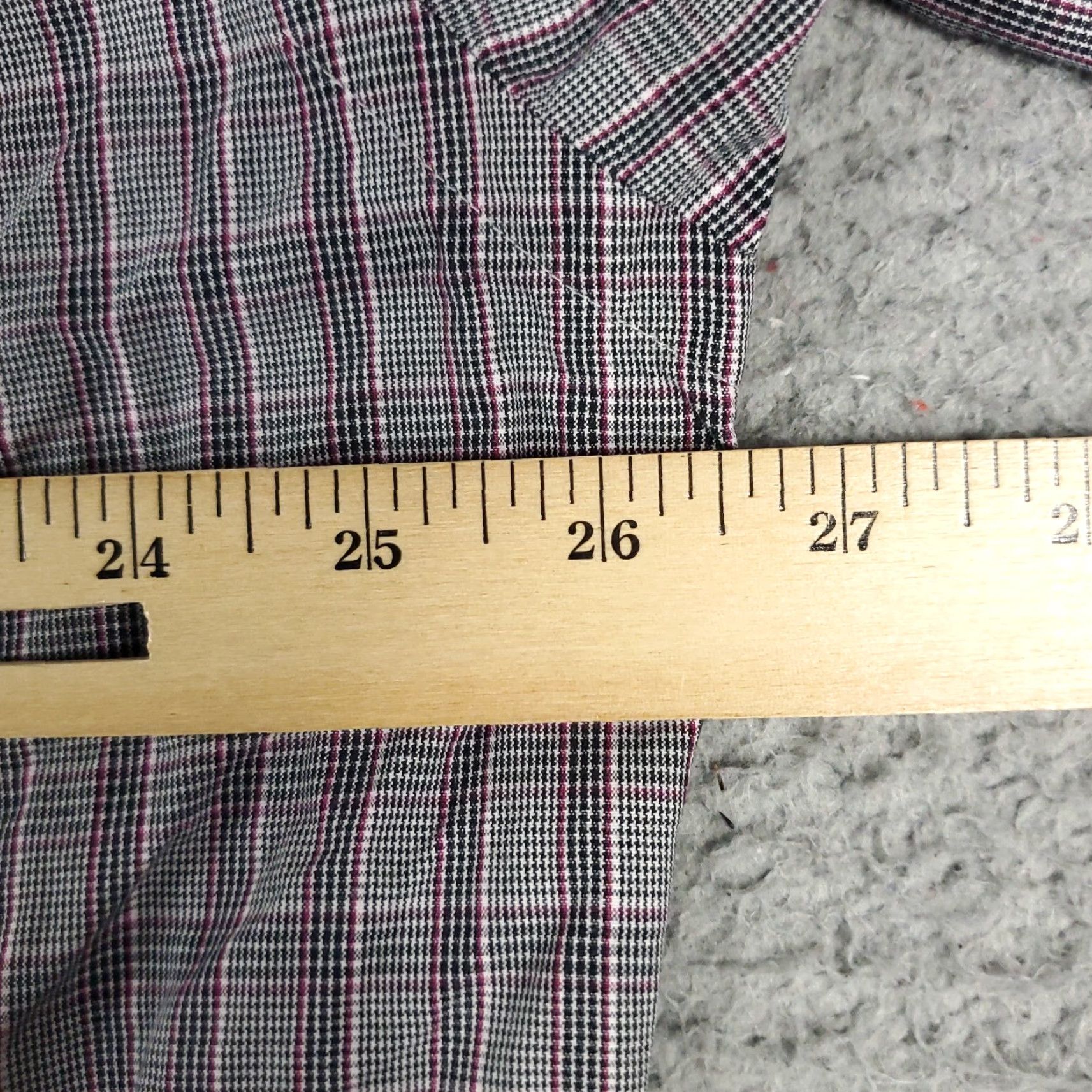 Ralph Lauren Ralph Lauren Button-Up Shirt Mens Large Gray Plaid Long Sleeve Collared Regular Fit Size US L / EU 52-54 / 3 - 6 Thumbnail