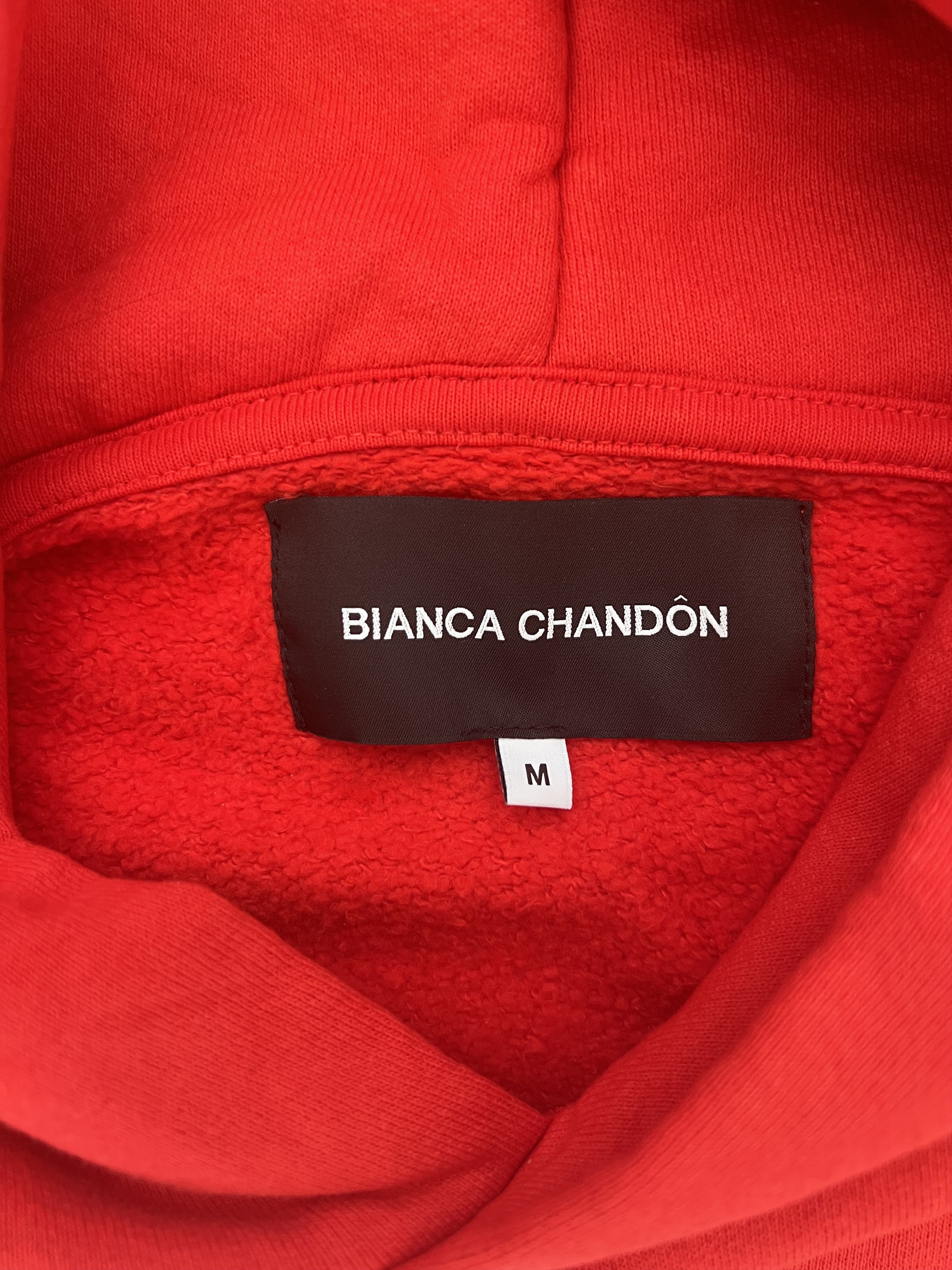 BIANCA CHANDON 💚 Bianca Chandon Lover 10th Anniversary Red Hoodie NEW Size US M / EU 48-50 / 2 - 5 Thumbnail
