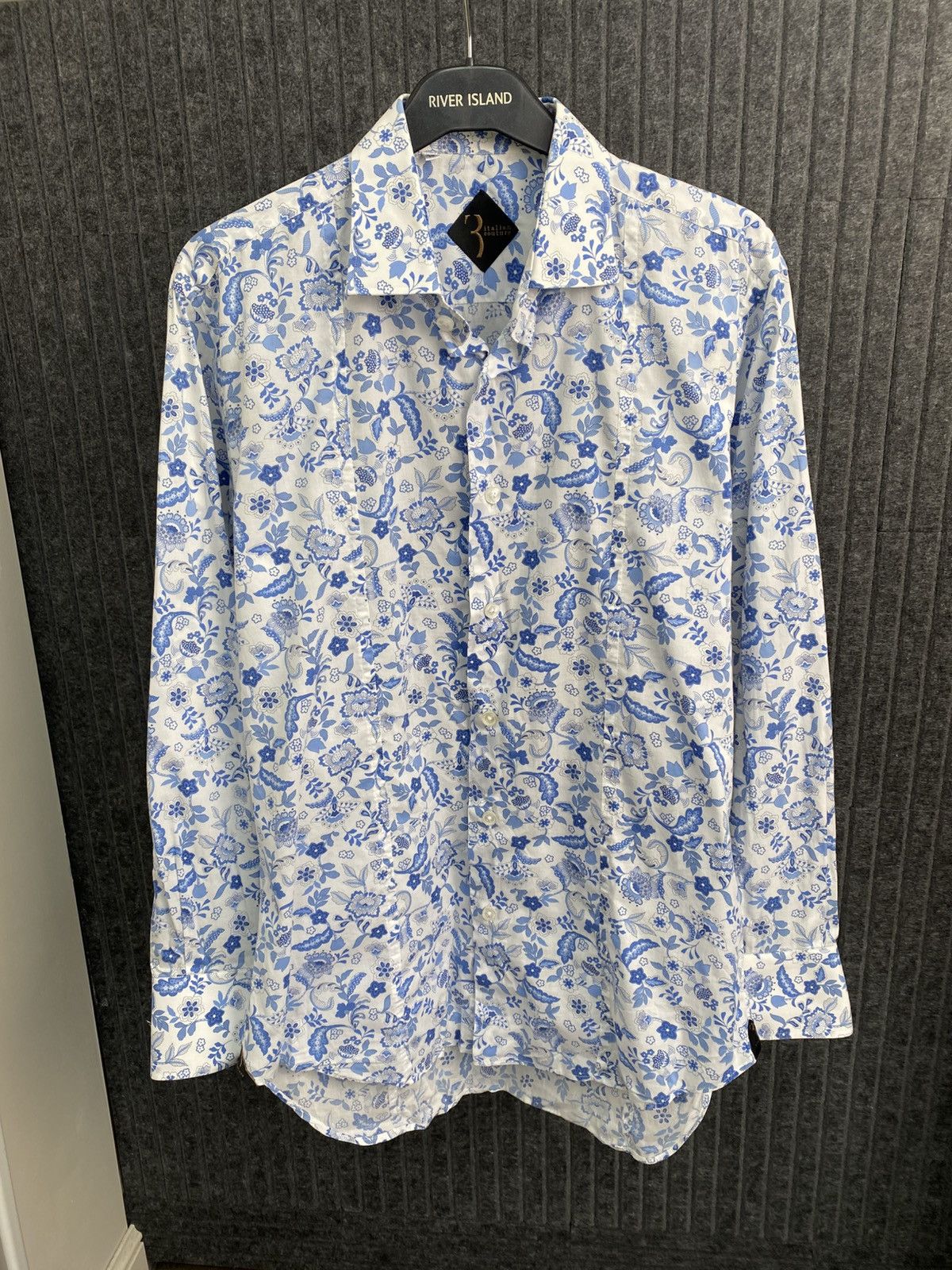 Billionaire Couture Vintage Billionaire Men’s Floral Dress Shirt Long Sleeve Size US L / EU 52-54 / 3 - 1 Thumbnail