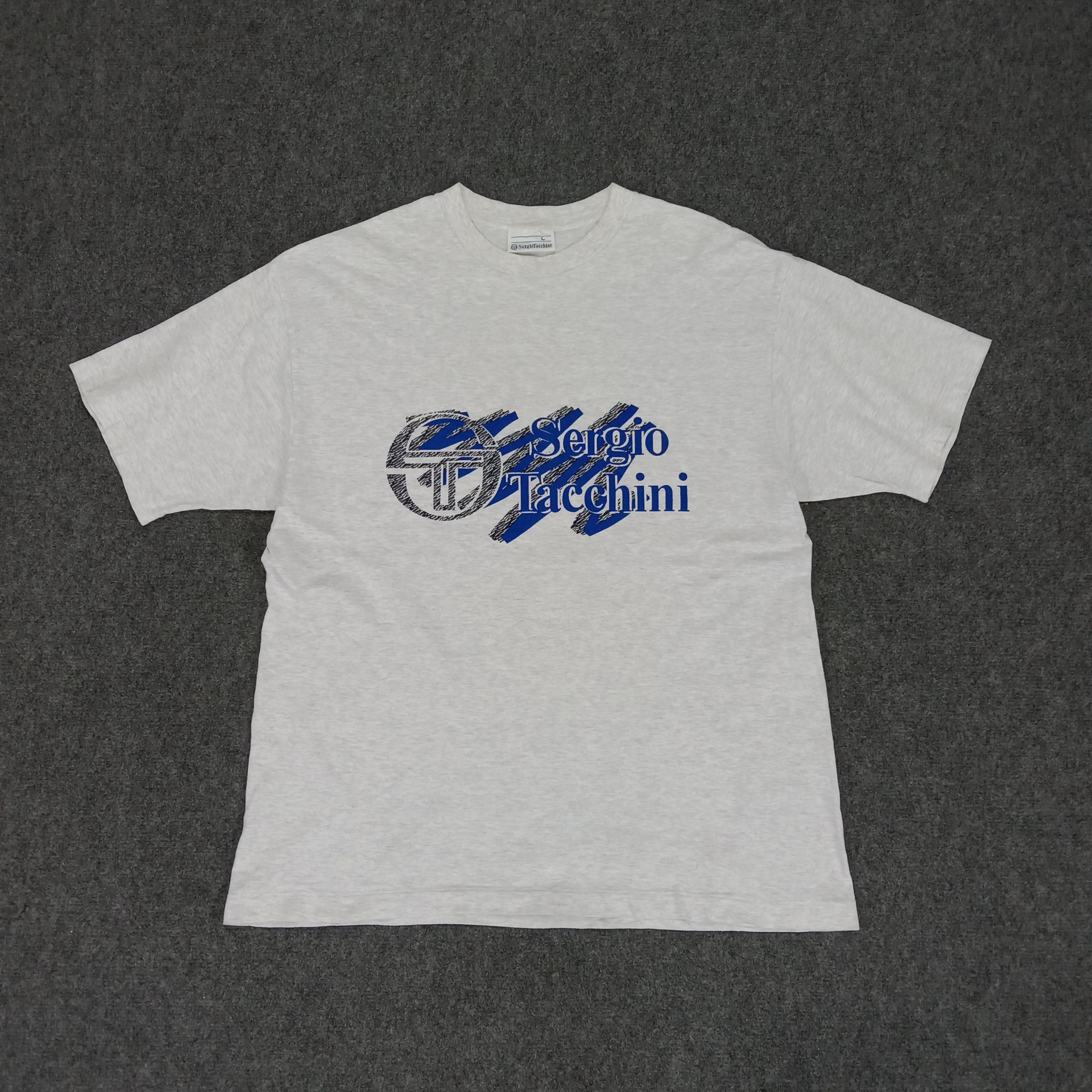 Sergio Tacchini × Vintage Sergio Tacchini Italian Brand Sportswear Tshirt Size US XL / EU 56 / 4 - 1 Thumbnail