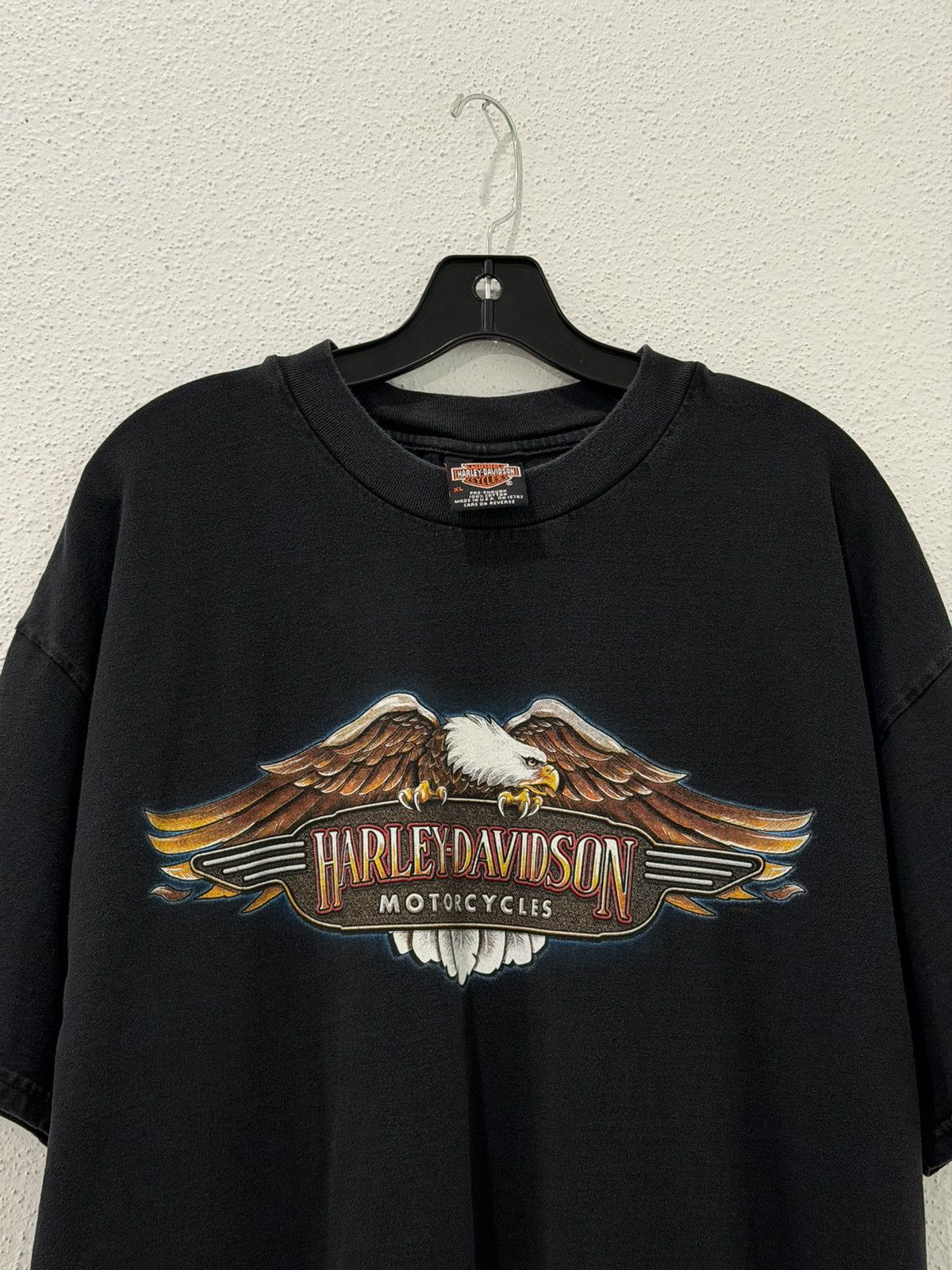 Harley Davidson Vintage 90s Harley Davidson Red Deer, Alberta Canada XL USA Size US XL / EU 56 / 4 - 4 Thumbnail