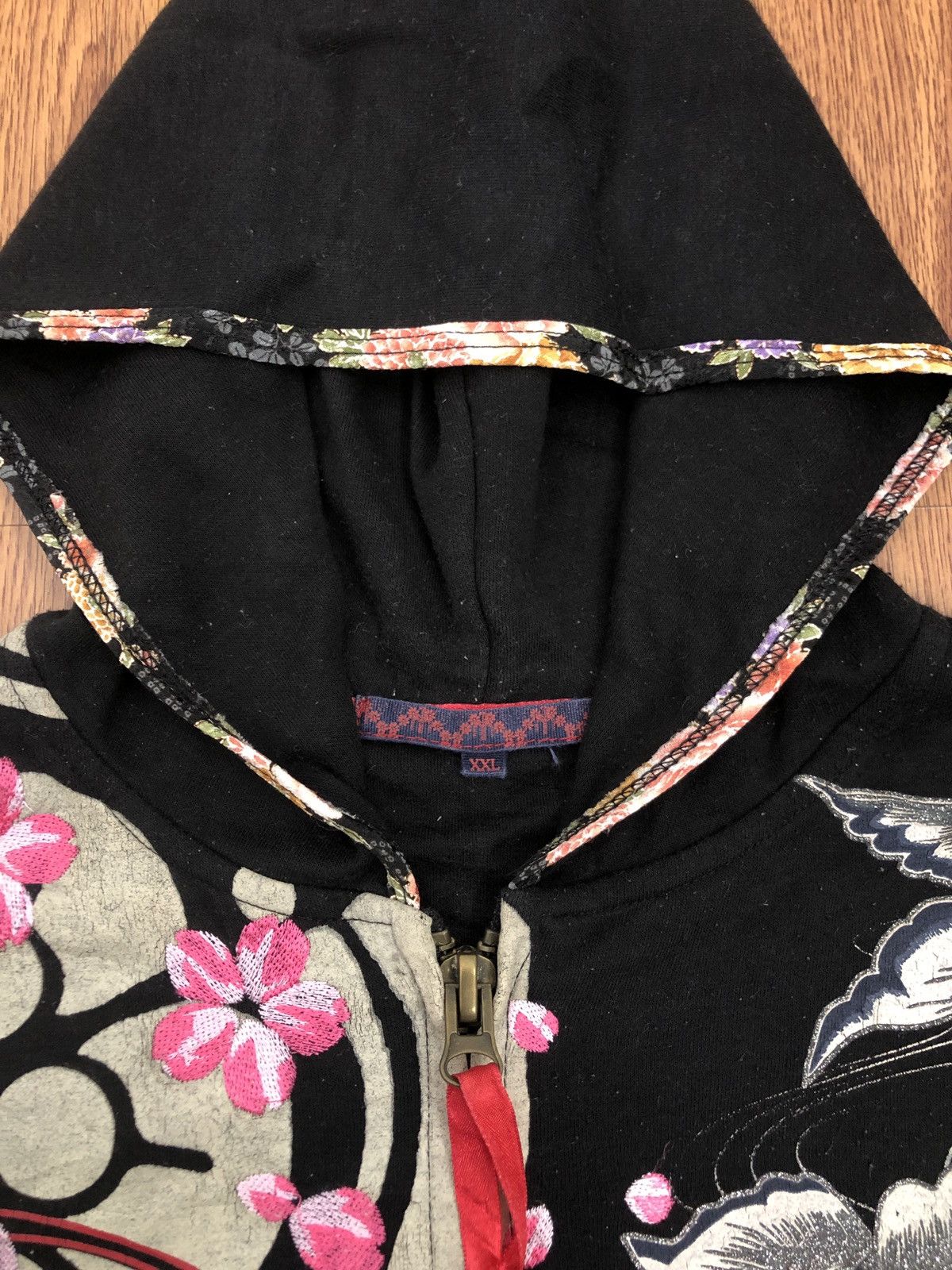 Bullet Noise japanese koi sakura embroidery zip hoodie Size US XL / EU 56 / 4 - 6 Thumbnail