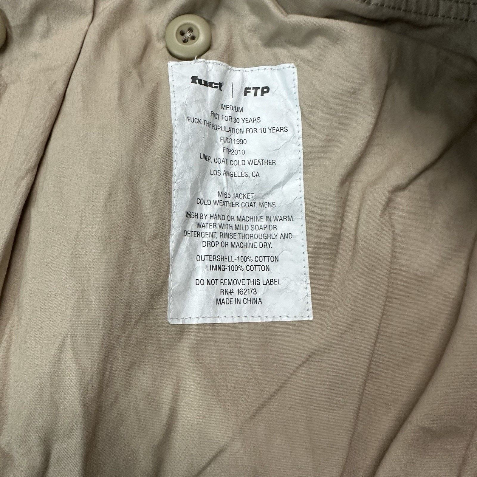 FUCT × Fuck The Population × Hypebeast Fuct x FTP F*ck The Population M65 Desert Camo Field Jacket Size US M / EU 48-50 / 2 - 5 Thumbnail