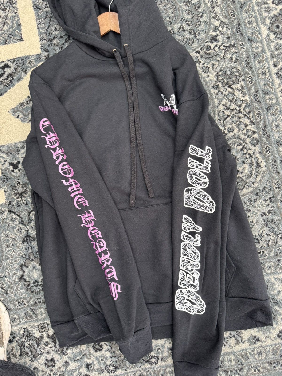 Chrome Hearts × Deadly Doll Chrome hearts deadly doll pull over hoodie Size US XL / EU 56 / 4 - 3 Thumbnail