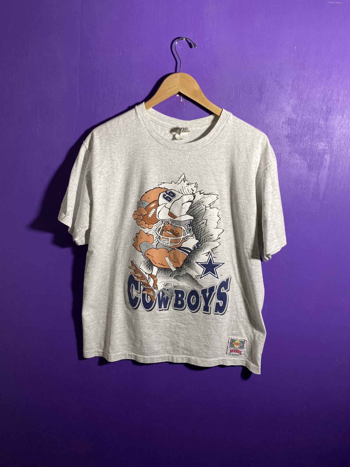 NFL × Nutmeg × Vintage Vintage 90s Nutmeg Dallas cowboys breakthrough t-shirt Size US L / EU 52-54 / 3 - 1 Thumbnail