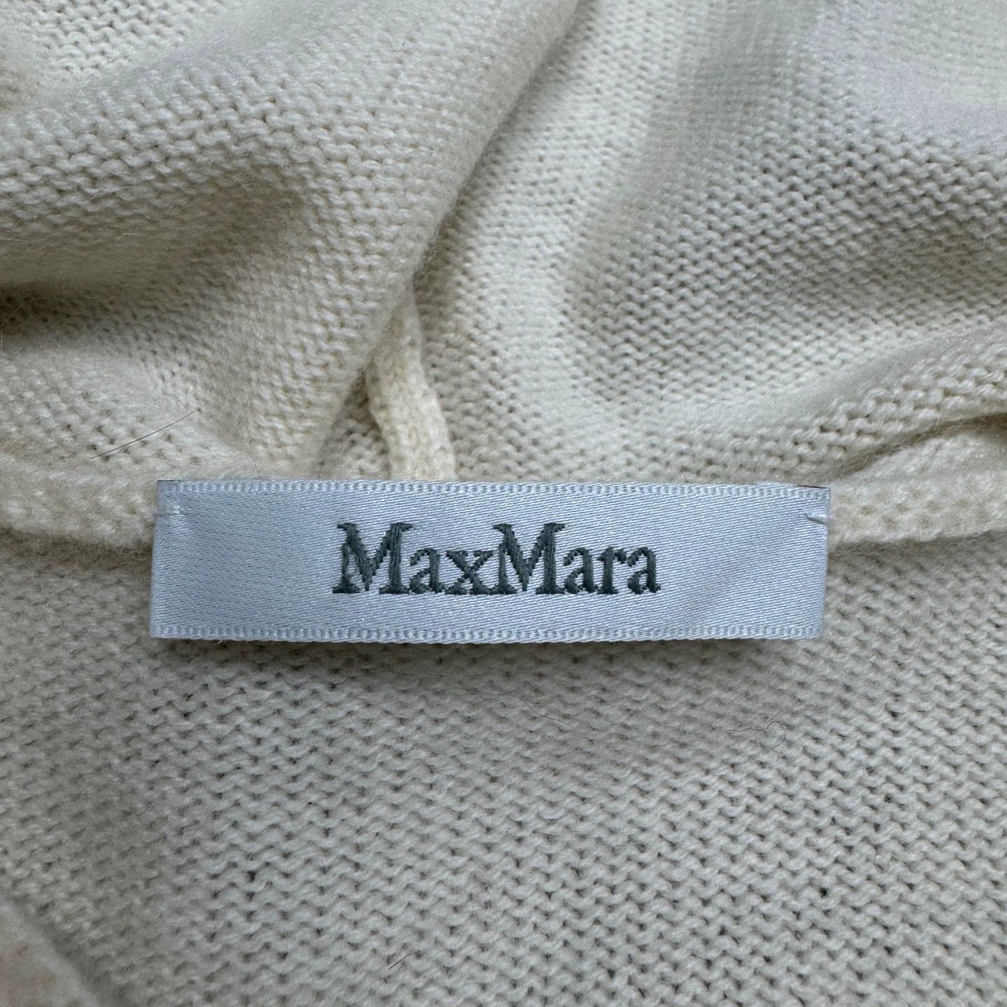 Max Mara MAXMARA Women's Crystal Letter Wool Hoodie Size S / US 4 / IT 40 - 2 Thumbnail