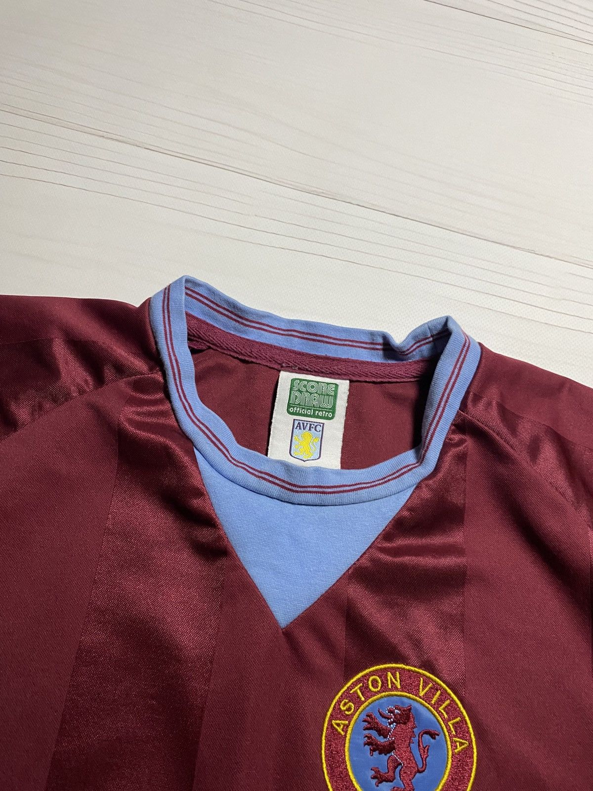 Vintage Vintage Remake Aston Villa 1983-1985 home soccer jersey Size US L / EU 52-54 / 3 - 2 Thumbnail