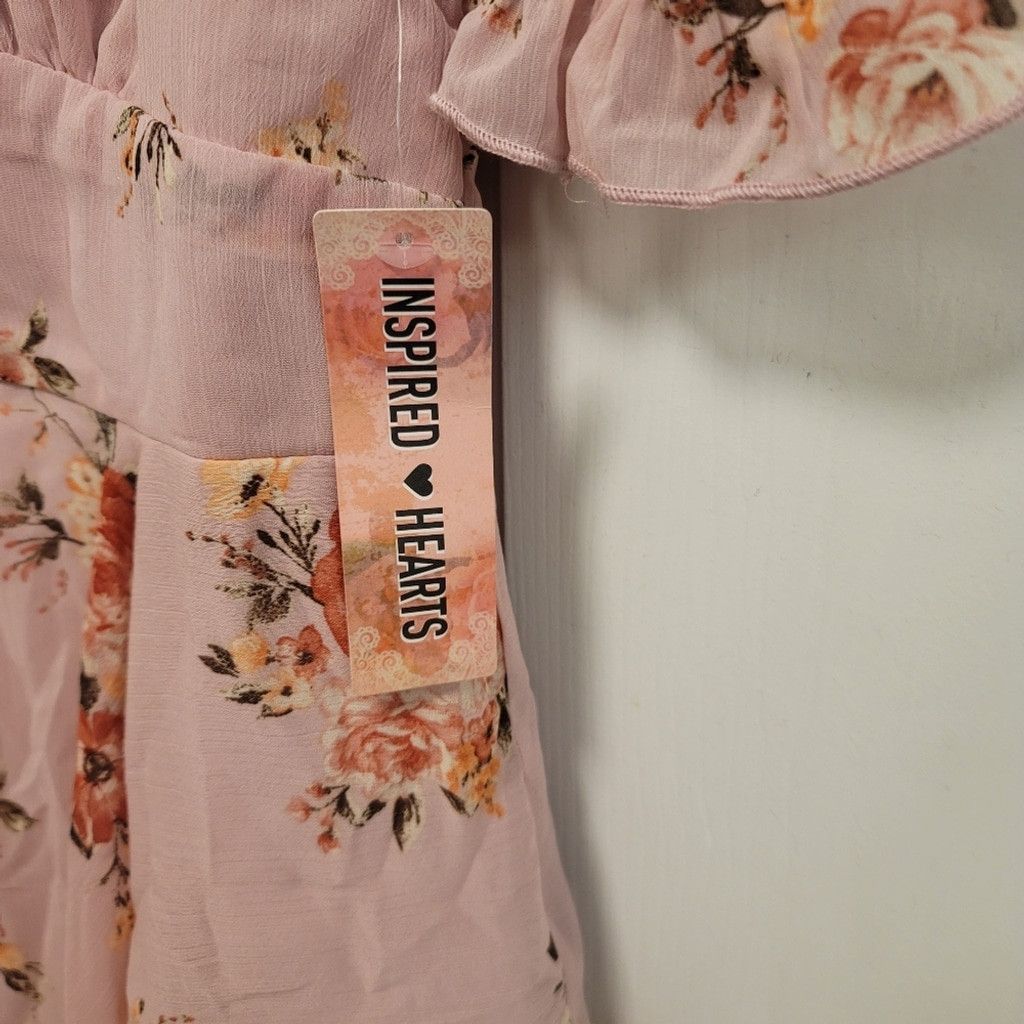 Other NWT Inspired Heart Pink Floral Dress Size S / US 4 / IT 40 - 3 Thumbnail
