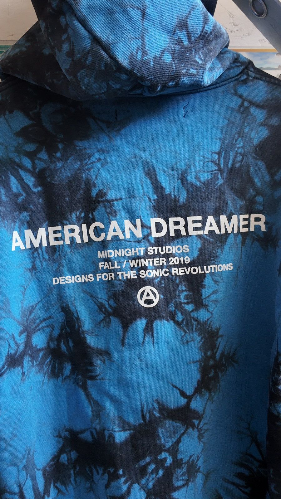 Midnight Studios Midnight Studios Blue Tie-Dye Logo Hoodie M Size US M / EU 48-50 / 2 - 5 Thumbnail