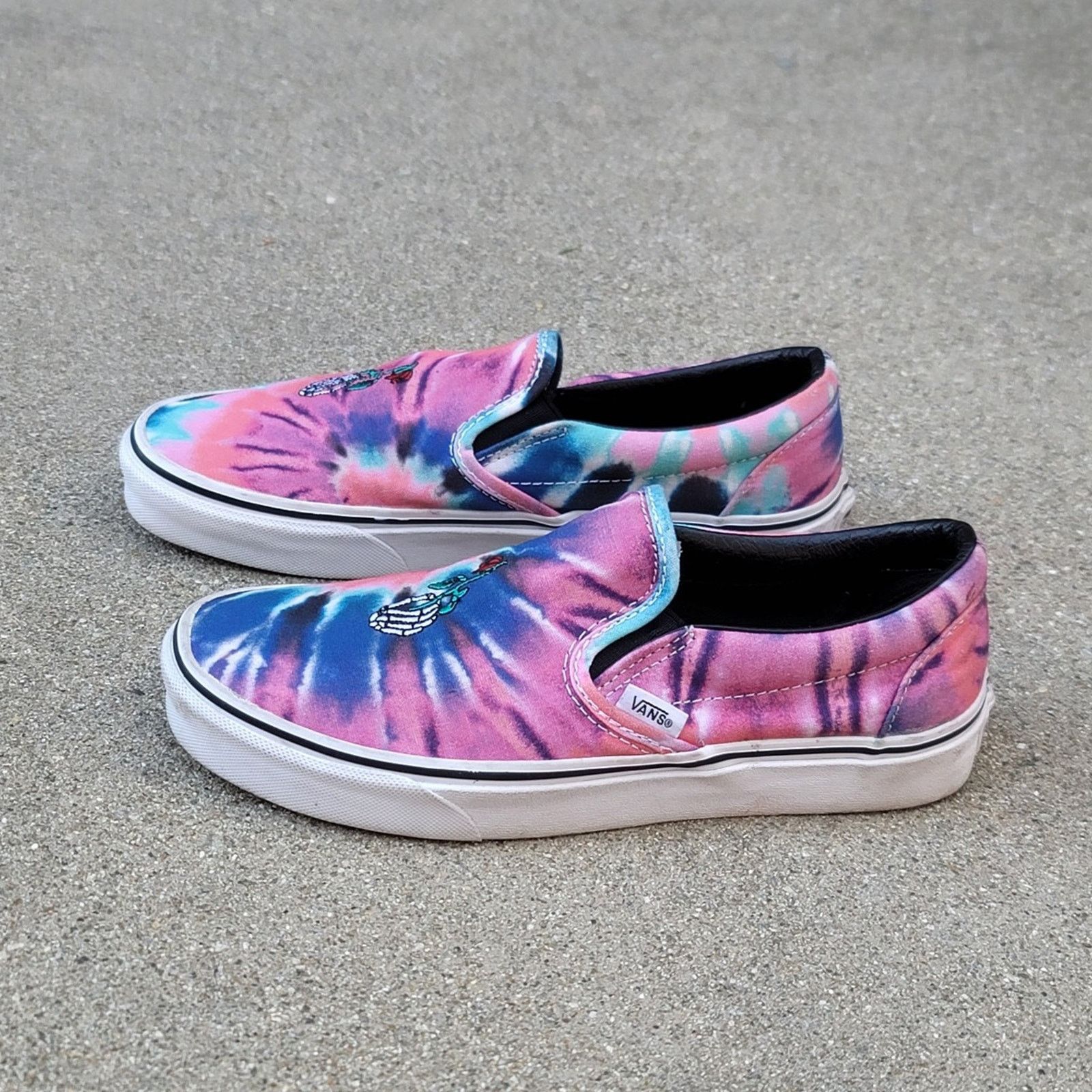 Vans VANS Jerry Garcia Grateful Dead Tie Dye Slip On Unisex Shoes Size US 7.5 / EU 40-41 - 2 Thumbnail