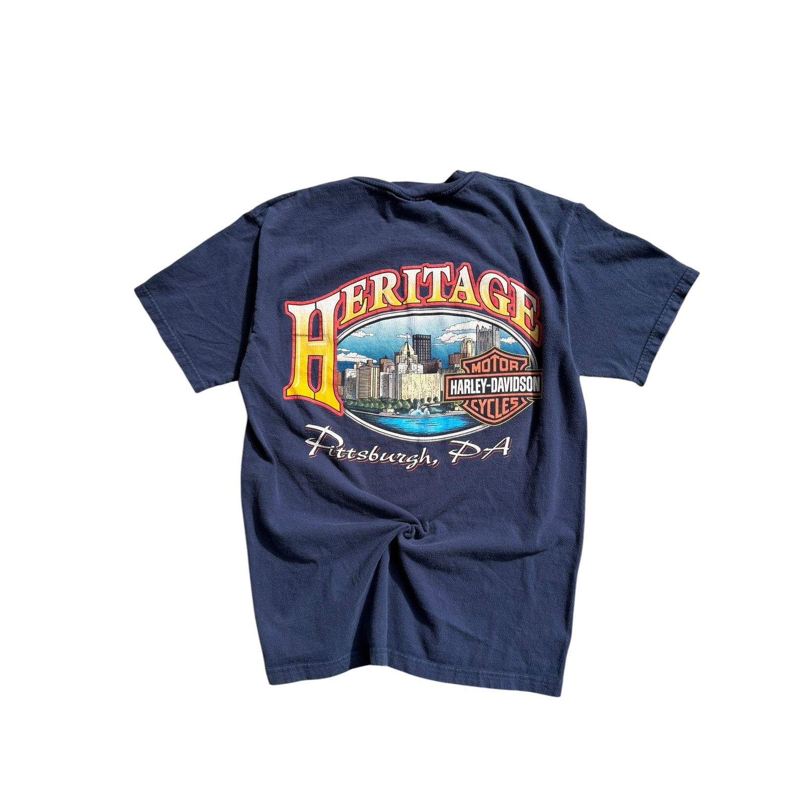 Harley Davidson Vintage Harley Davidson Fathead Engine Tee Size US M / EU 48-50 / 2 - 4 Thumbnail