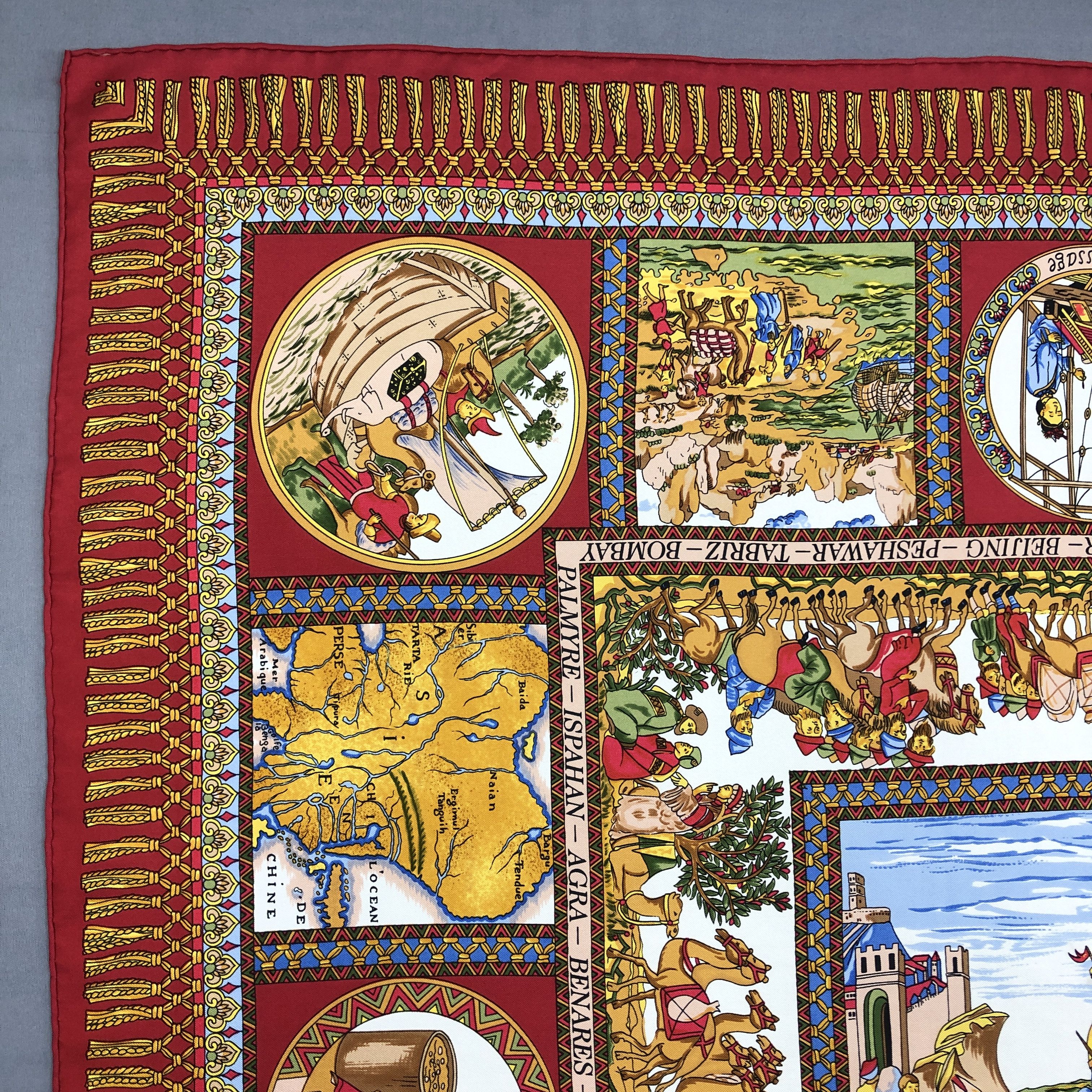 Other × Vintage Vintage The Silk Road SILK Scarf Twill Stole Wraps Scarves Size ONE SIZE - 15 Thumbnail