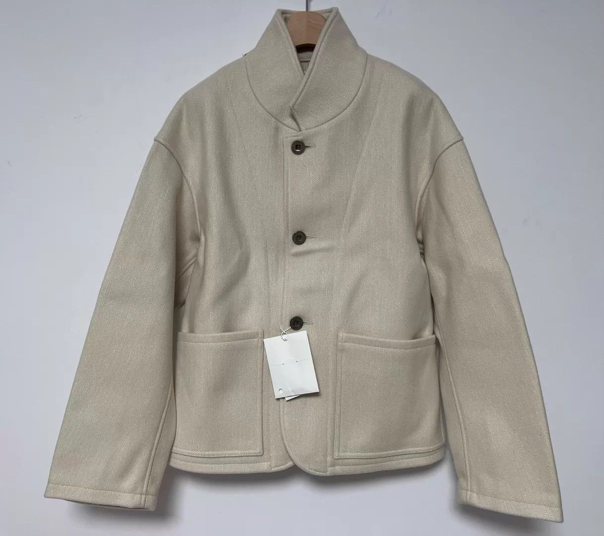 Visvim VISVIM 21AW HAYWARD JKT (MELTON) NEW ivory 3 FIL Size US L / EU 52-54 / 3 - 2 Thumbnail