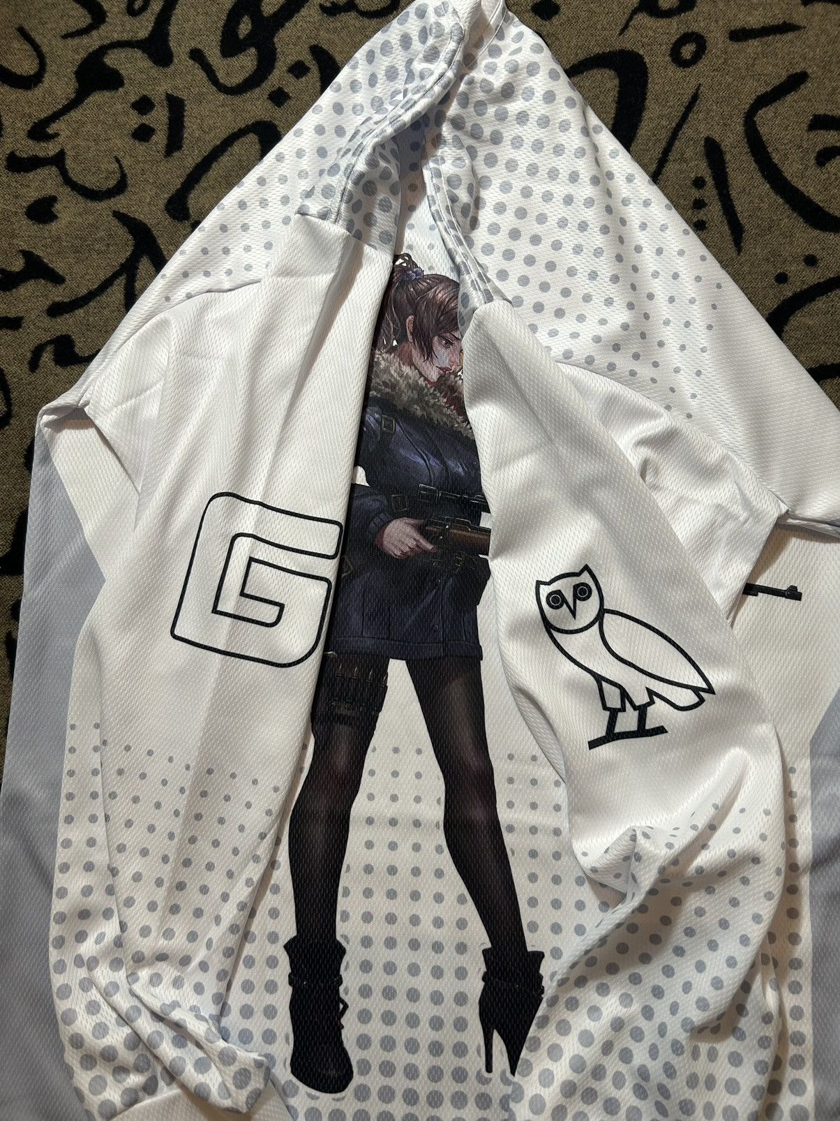 Drake × October's Very Own 2019 GTFAM x OVO Unreleased F&F Paintball Jersey Size US XL / EU 56 / 4 - 6 Thumbnail