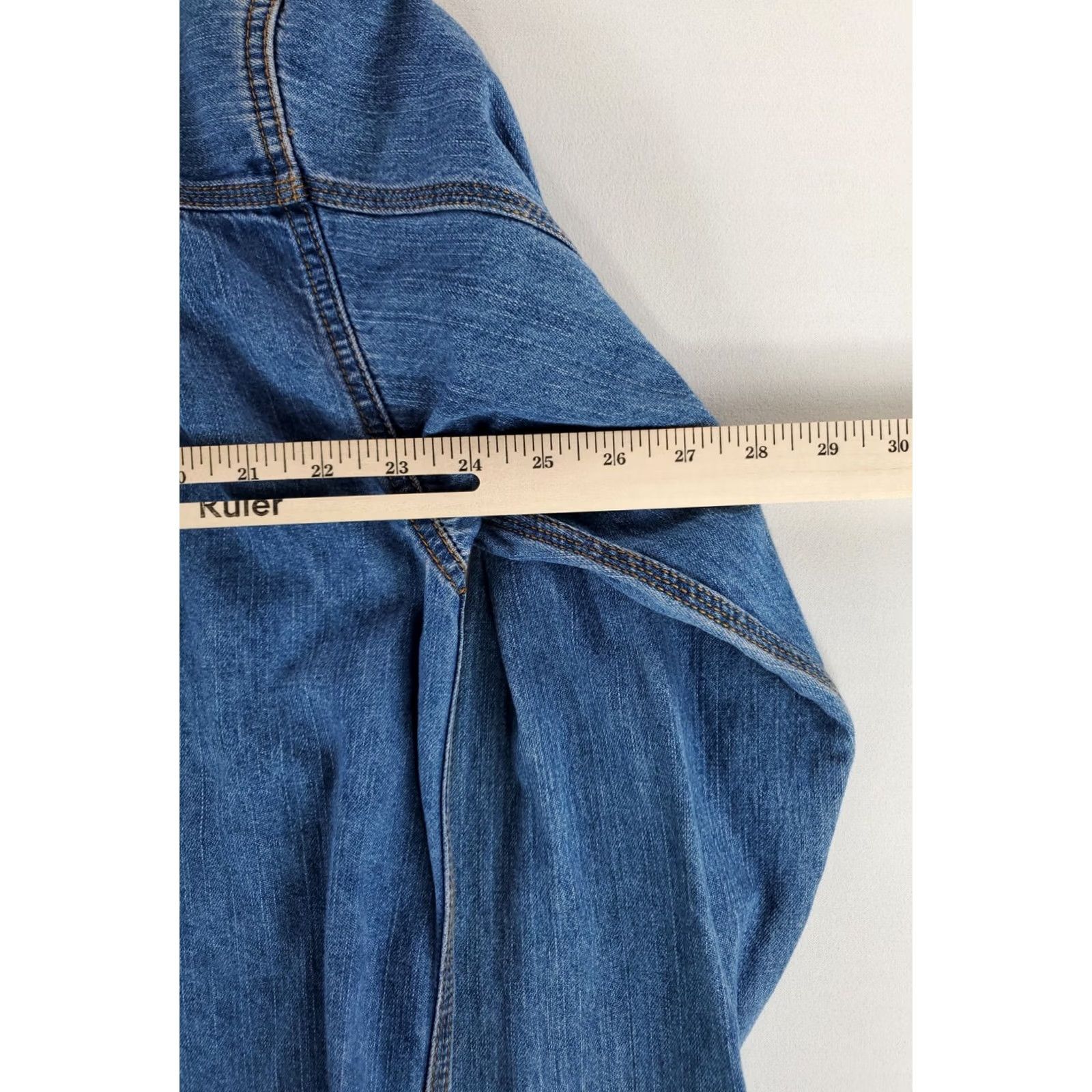 Levi's Levi's Denim Shirt Blue Long Sleeve Mens L / Levi Strauss / Metal Buttons / Regular Fit Size US L / EU 52-54 / 3 - 6 Thumbnail