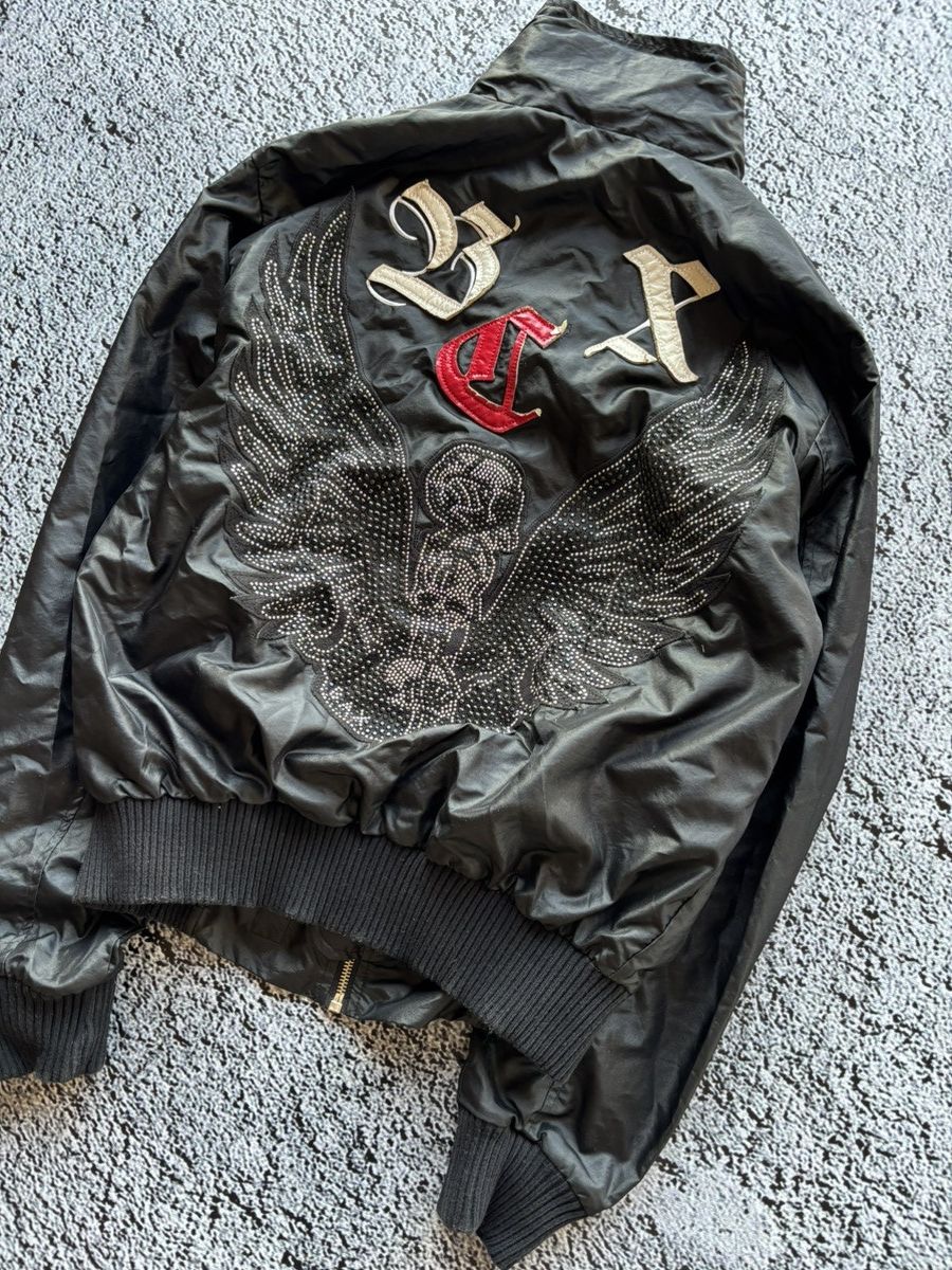 Hysteric Glamour 2000s Bikers printed light bomber jacket with rhinestones Size M / US 6-8 / IT 42-44 - 8 Thumbnail