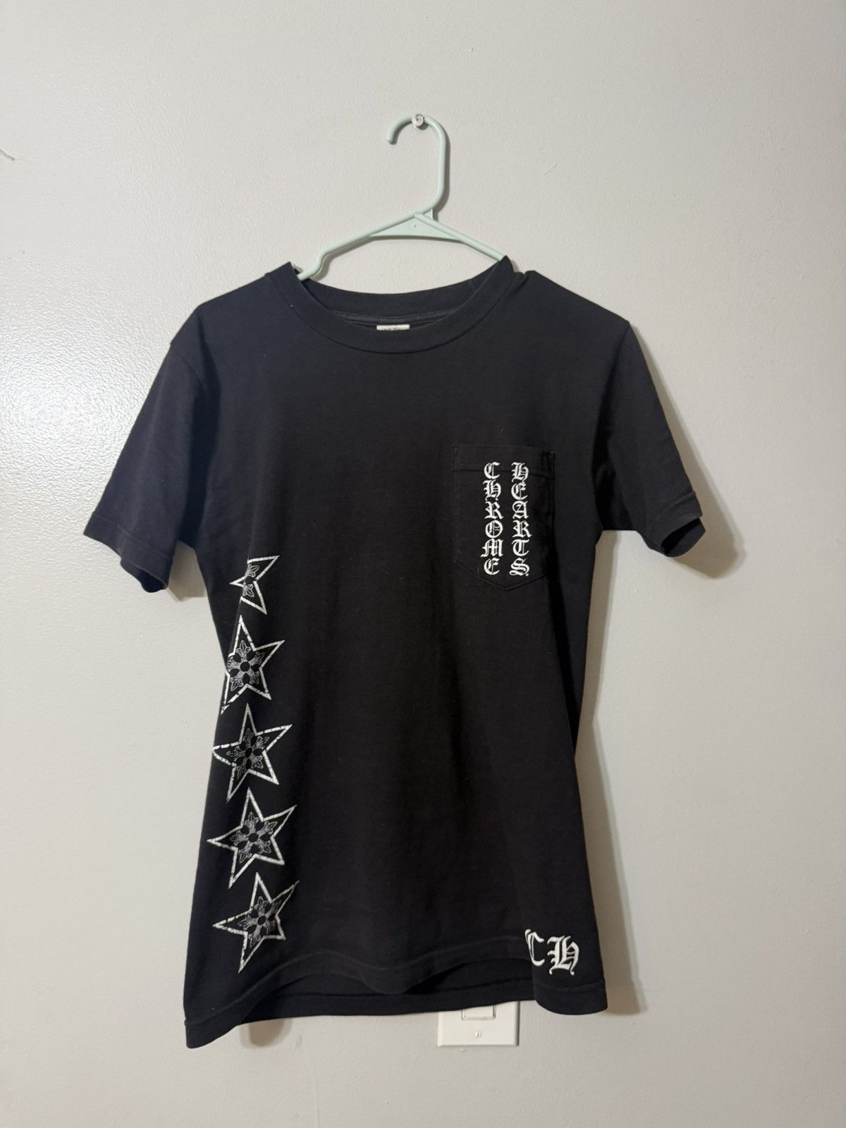 Chrome Hearts Vintage Chrome Hearts Star T-Bar Logo Tee | Grailed