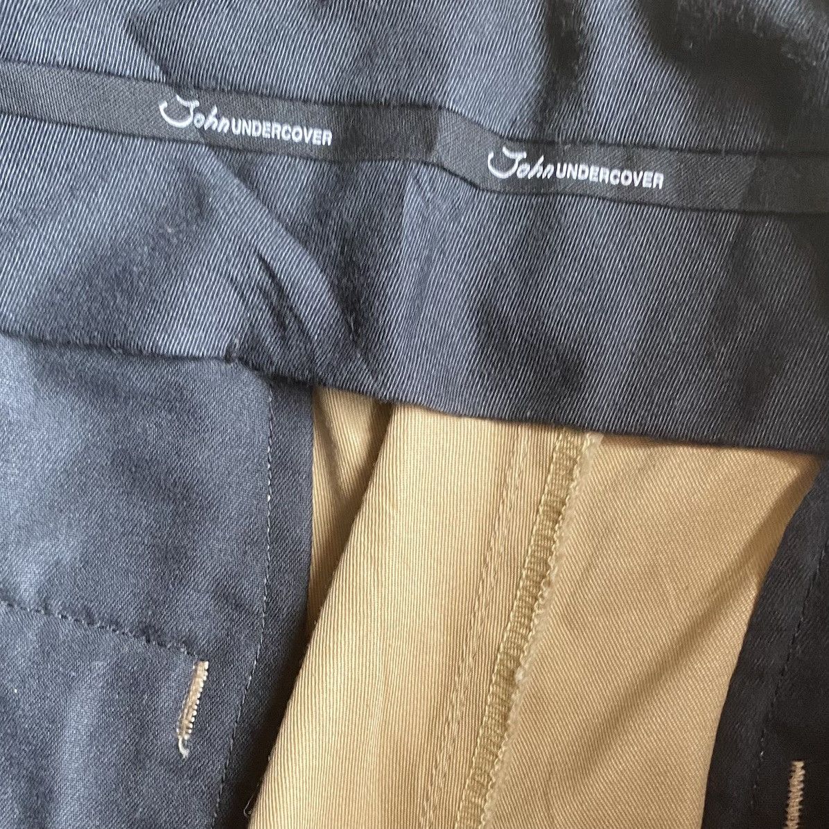John Undercover × Undercover Side Logo Tape Pants Size US 29 - 6 Thumbnail