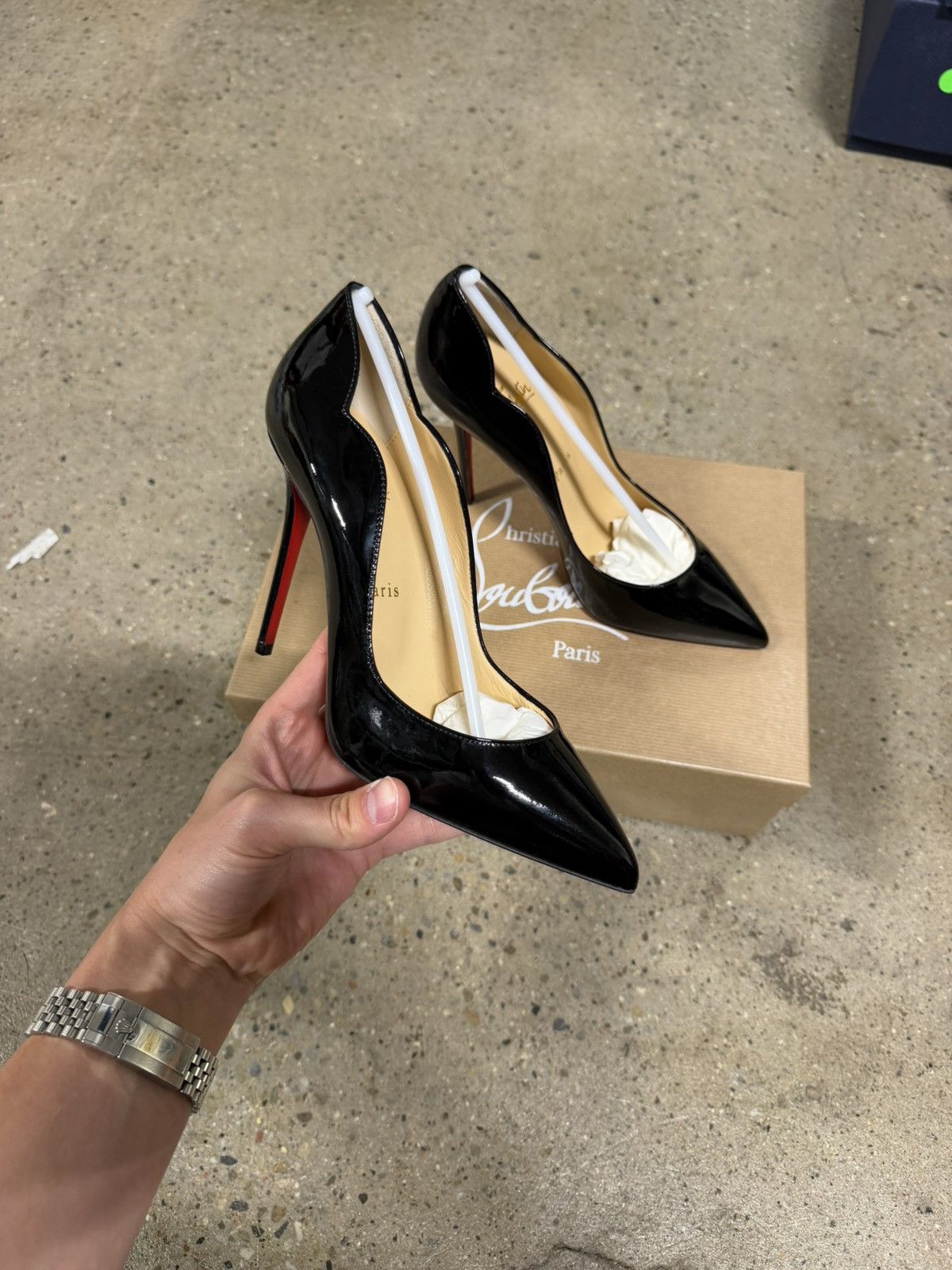 Christian Louboutin Christian Louboutin Hot Chick Heels NEW 1000$ Size US 7 / IT 37 - 1 Thumbnail
