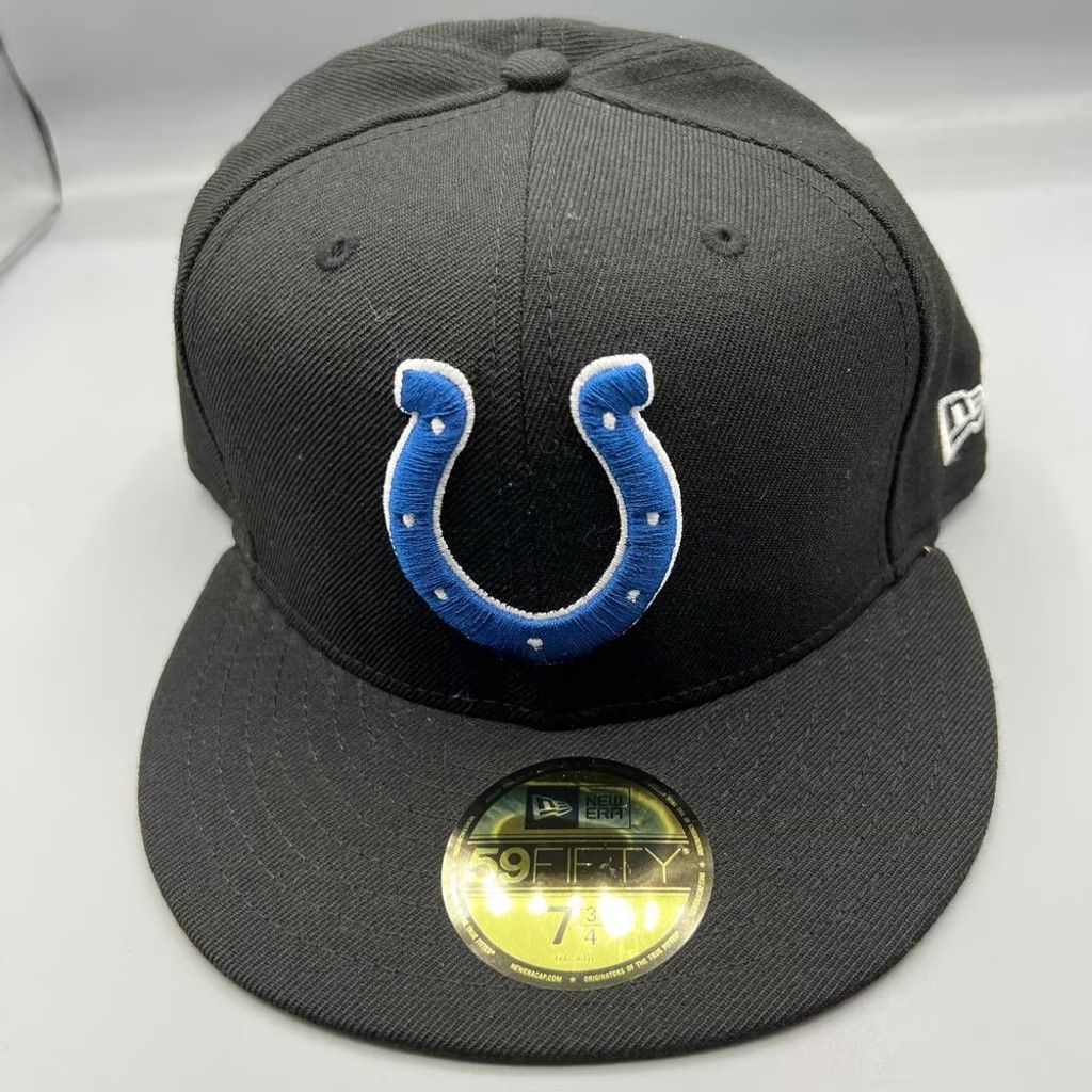 New Era Indianapolis Colts Hat Men 7 3/4 59Fifty New Era NFL Fitted Size ONE SIZE - 1 Thumbnail