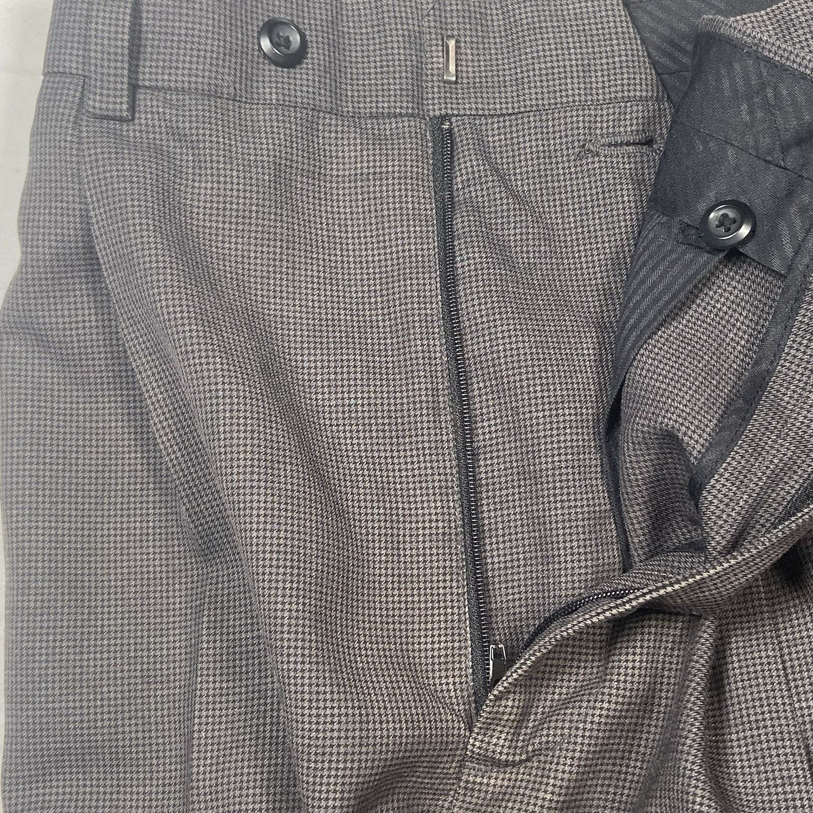 Axist Mens Axist A(x)ist Pants 36x31 Pleated Front Brown Check Size US 36 / EU 52 - 5 Thumbnail