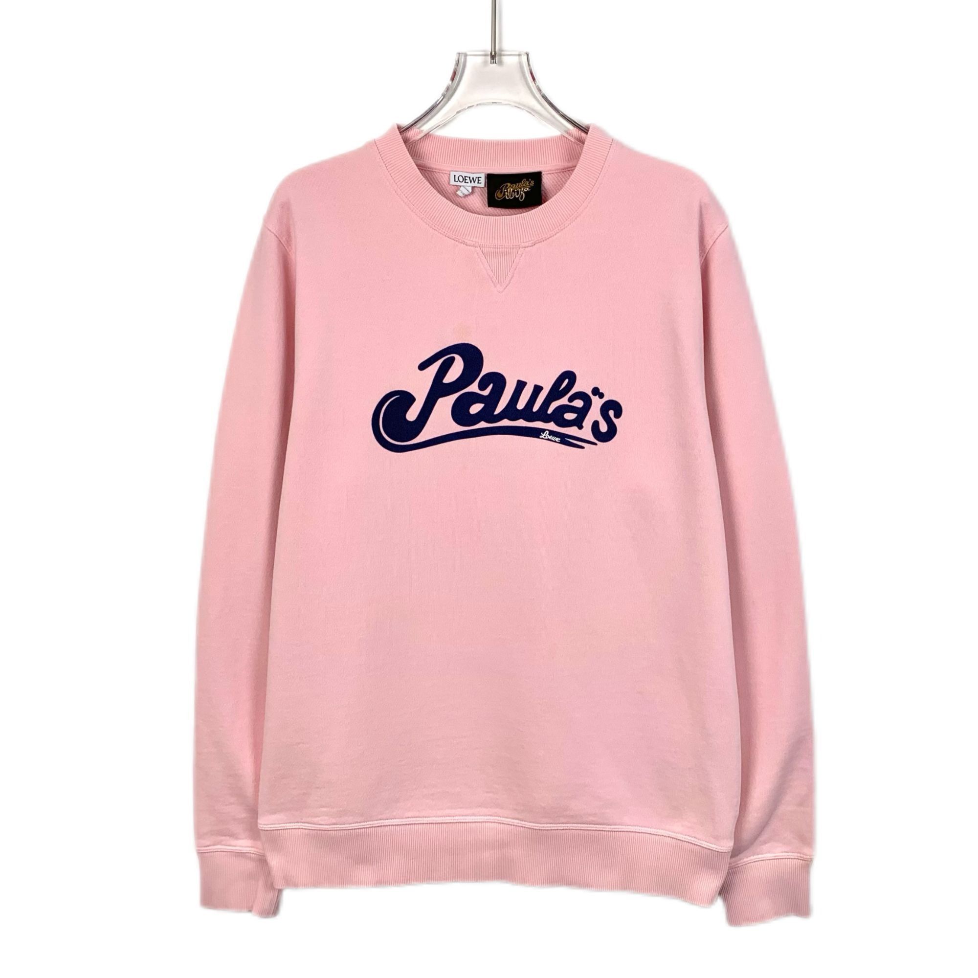 Loewe Loewe Paulas Ibiza Pink Cotton Sweatshirt M Long Sleeve Roun Size M / US 6-8 / IT 42-44 - 1 Thumbnail