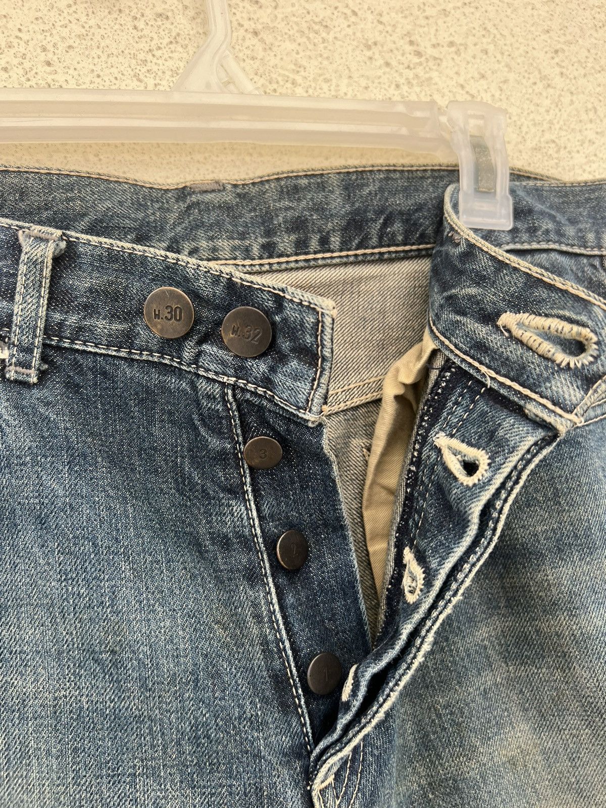N.Hoolywood N. Hoolywood Japan Dirty Mud Denim Jeans Size US 31 - 7 Thumbnail