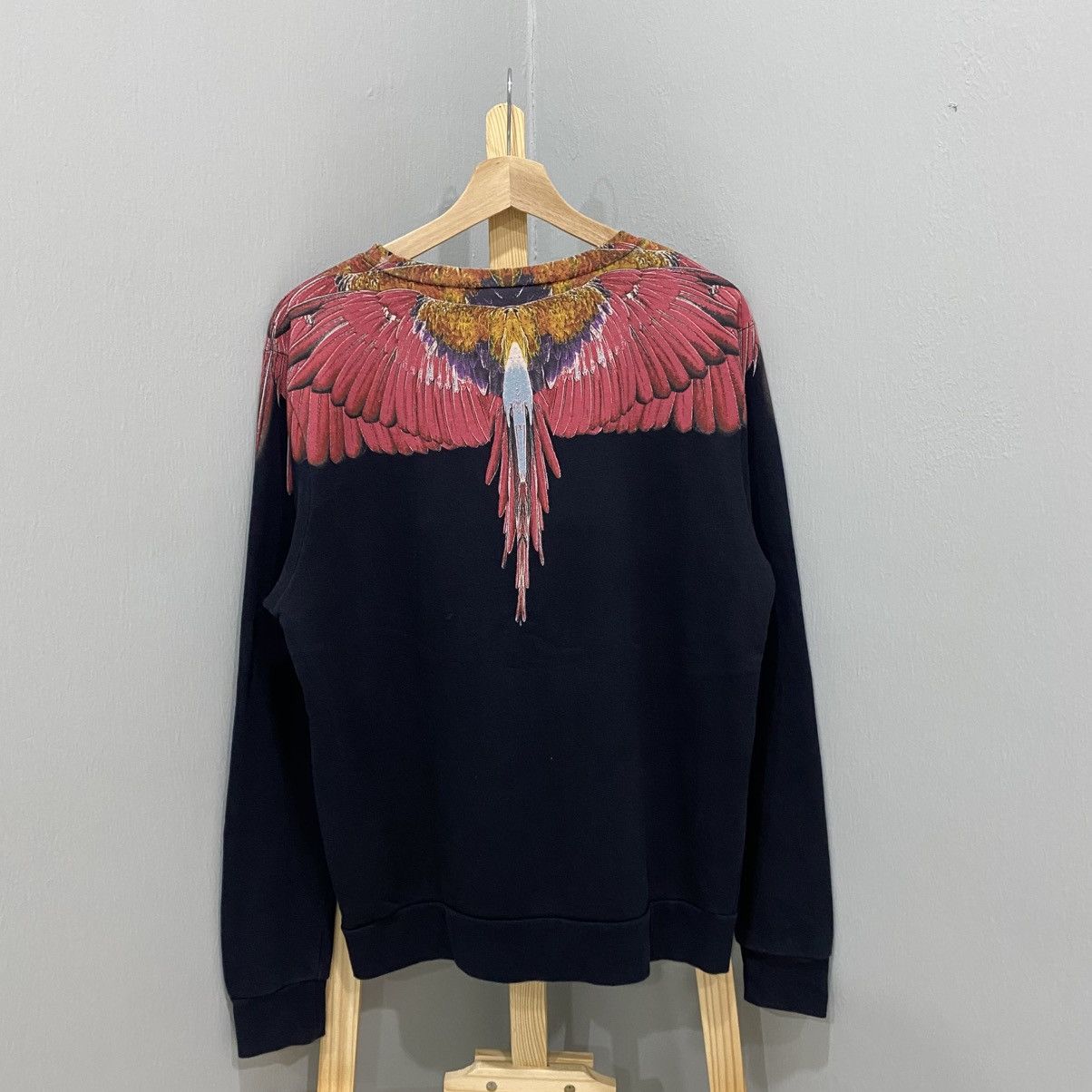 Marcelo Burlon Marcelo Burlon Red Icon Wings Crewneck Sweatshirt Size US M / EU 48-50 / 2 - 2 Thumbnail