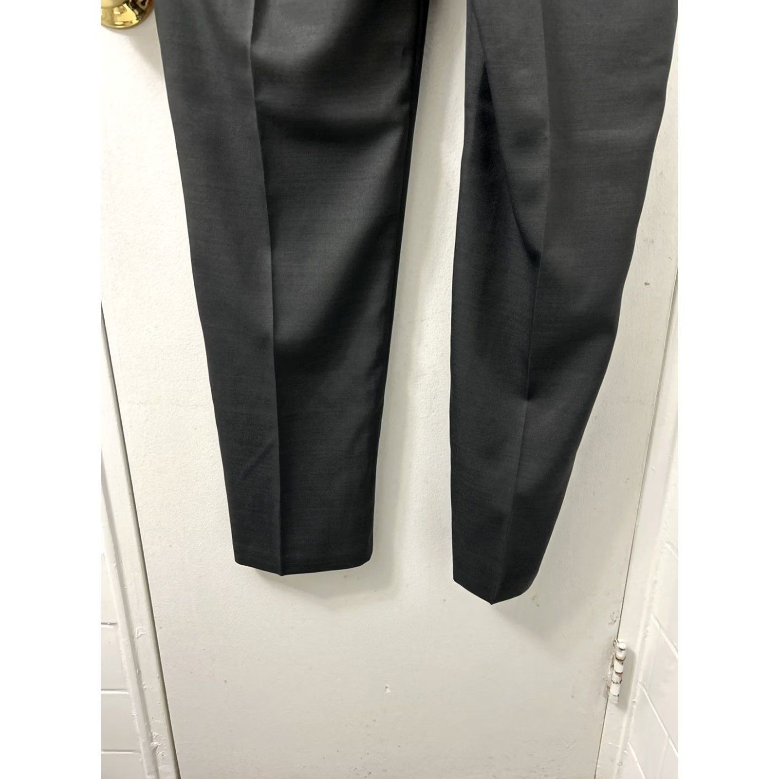 Kenneth Cole Kenneth Cole Reaction Pants Mens Sz 36x32 Gray Stretch Slim Fit YKK Flat Front Size US 36 / EU 52 - 6 Thumbnail