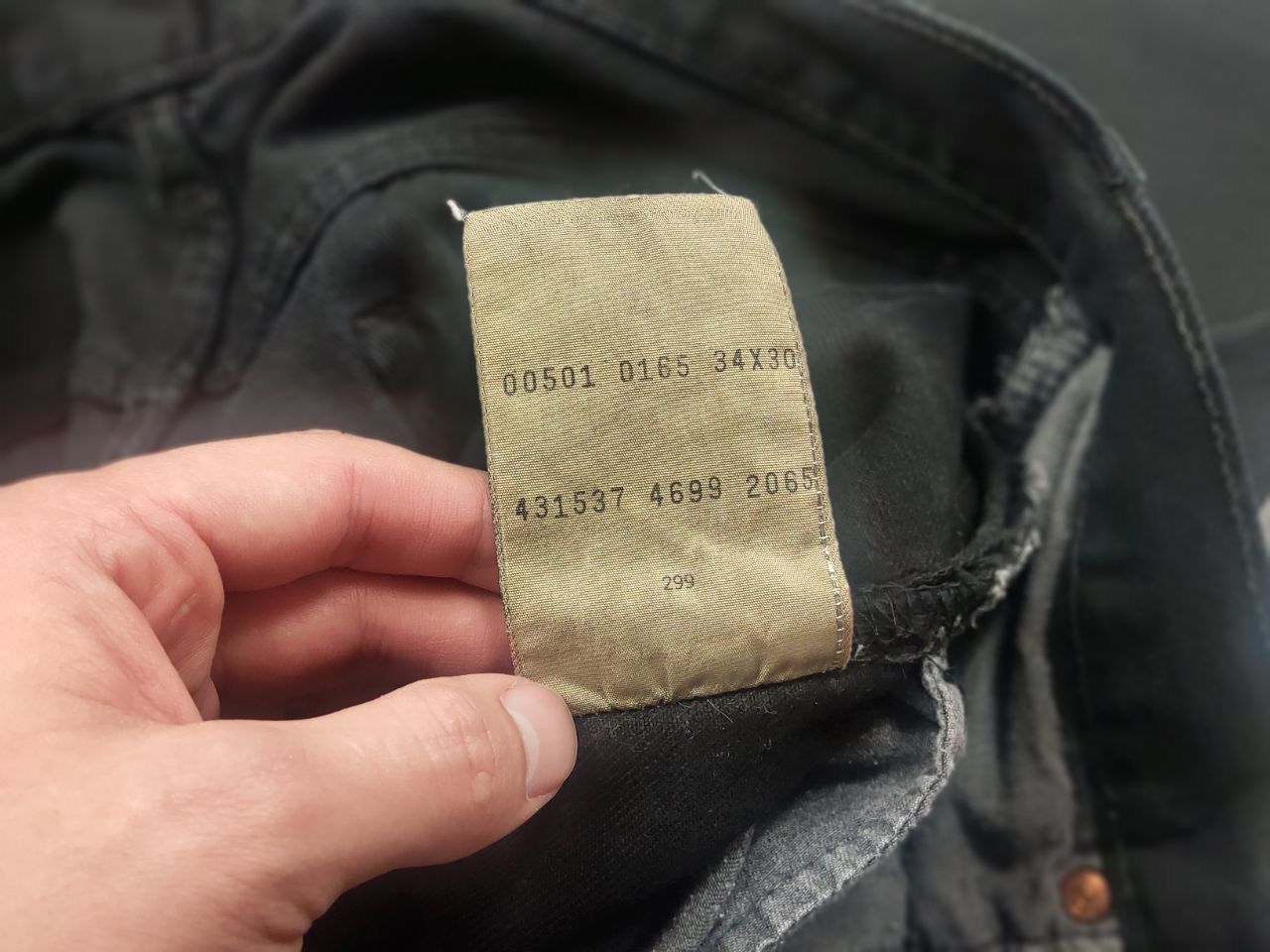Levi's Vintage 90's Levi’s 501 Sashiko Face Jeans junya watanabe Size US 34 / EU 50 - 15 Thumbnail