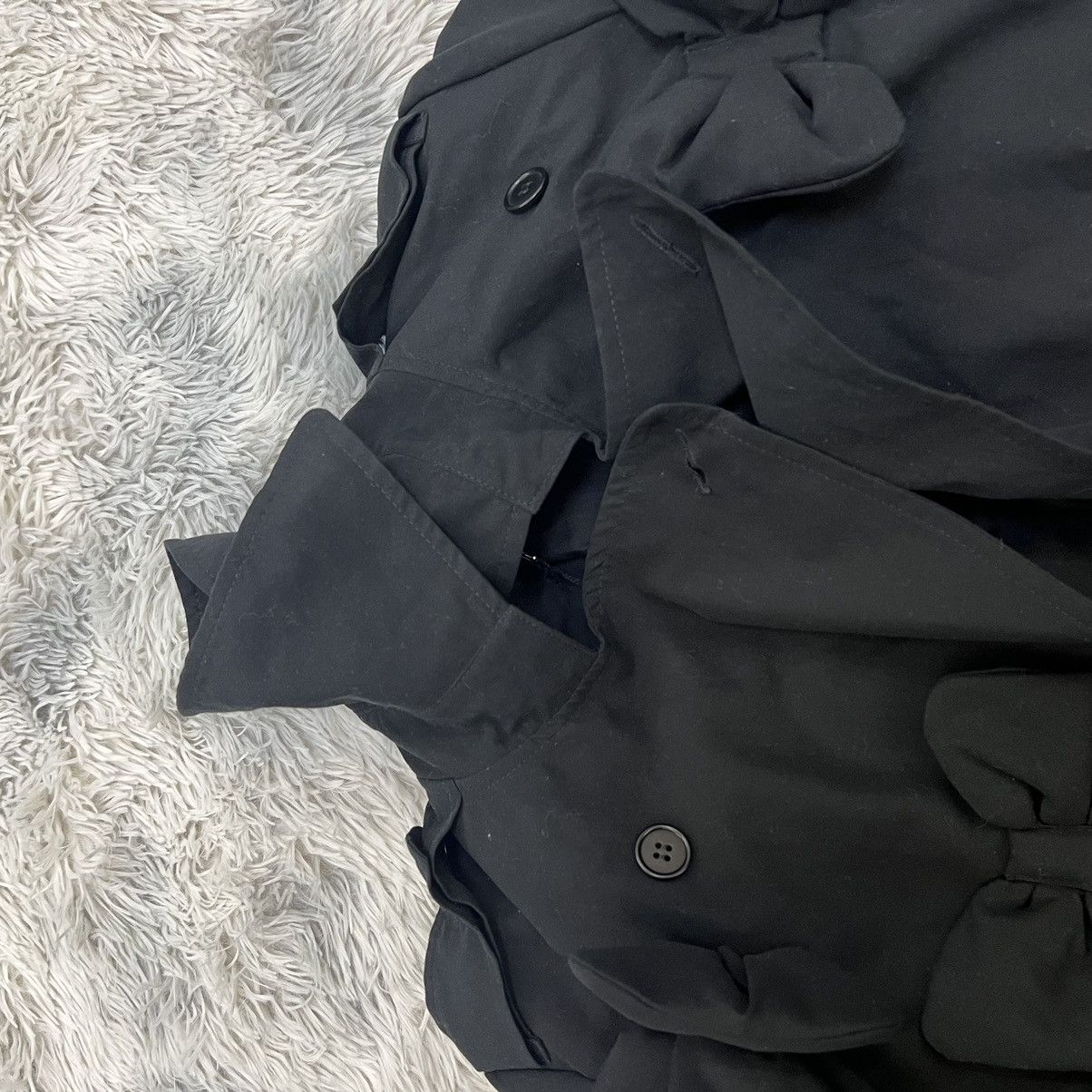 Daniel Palillo Daniel Palillo Bow Button Trench Coat Size US XS / EU 42 / 0 - 8 Thumbnail