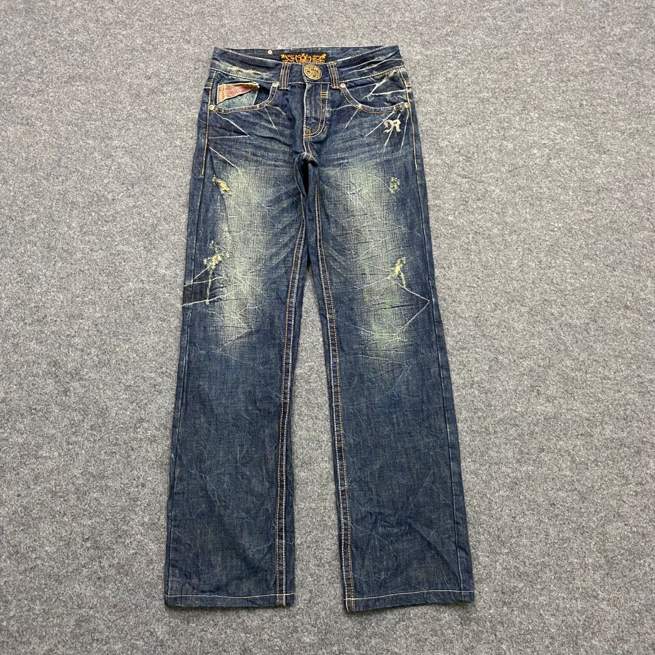 If Six Was Nine 💥Best Offer💥Vintage Riobera Jeans Distressed Denim Size US 30 / EU 46 - 1 Thumbnail