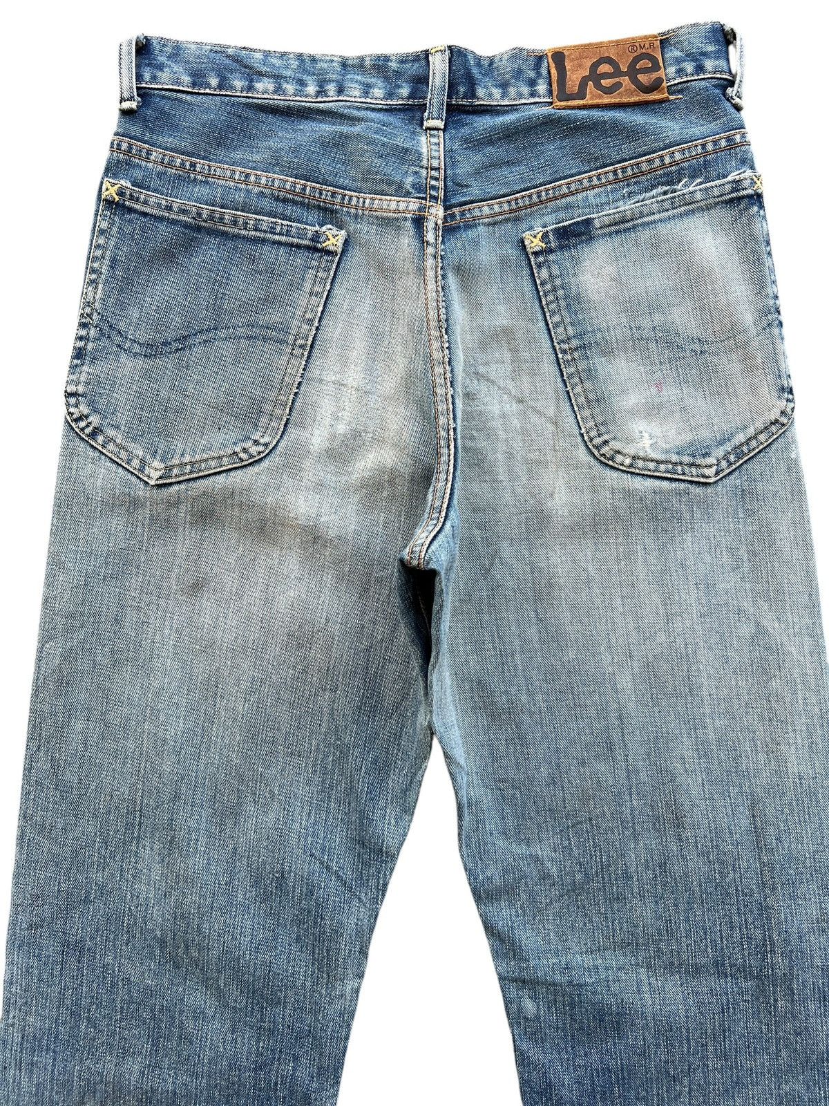 Lee Vintage 90s Lee Rider Distressed Denim Jeans 31x29 Size US 31 - 5 Thumbnail