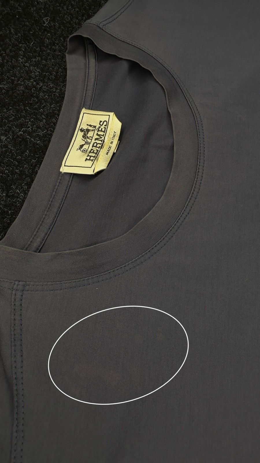 Hermes Hermes T shirt Size XXXL Navy 6/10 Size US XXL / EU 58 / 5 - 7 Thumbnail