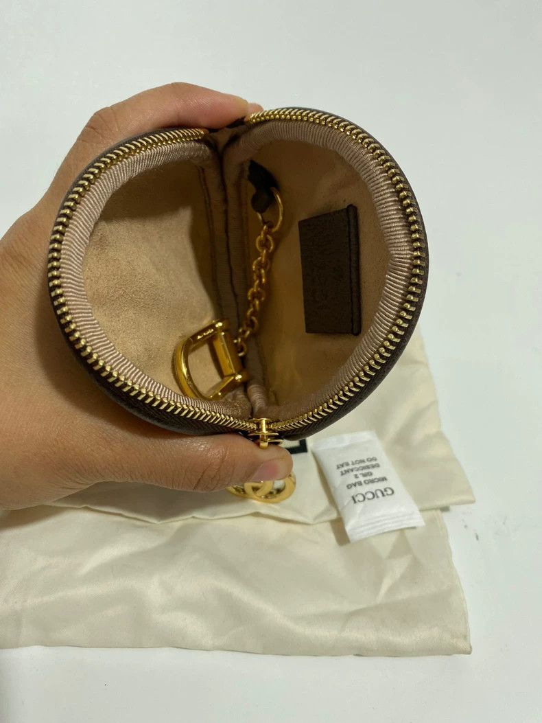 Gucci Gucci Round cake mini coin purse bag 2502-Nextarrow Size ONE SIZE - 2 Thumbnail