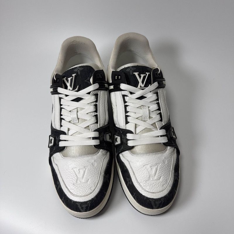 Louis Vuitton Louis Vuitton Trainer Panda Low-Top Sneakers -2508 Size US 10.5 / EU 43-44 - 2 Thumbnail