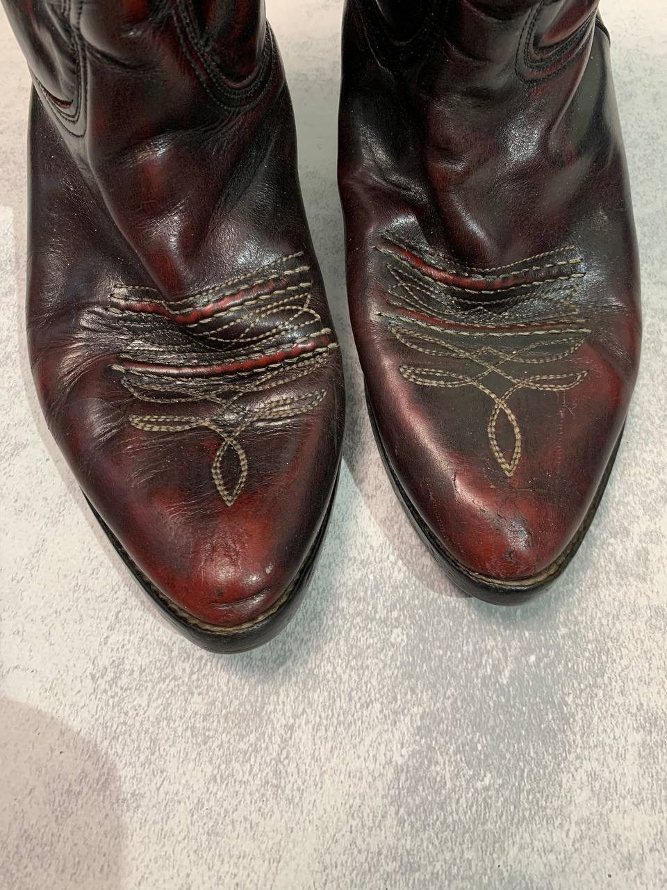 Vintage Mc.Kay rare vintage cossack cowboy western man high boots Size US 10 / EU 43 - 4 Thumbnail