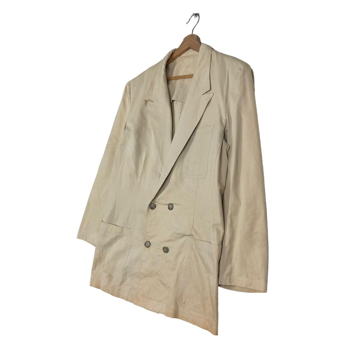 Yohji Yamamoto 🔥VINTAGE Y’S FOR MEN CHORE JACKET DOUBLE BREAST Size US S / EU 44-46 / 1 - 2 Thumbnail