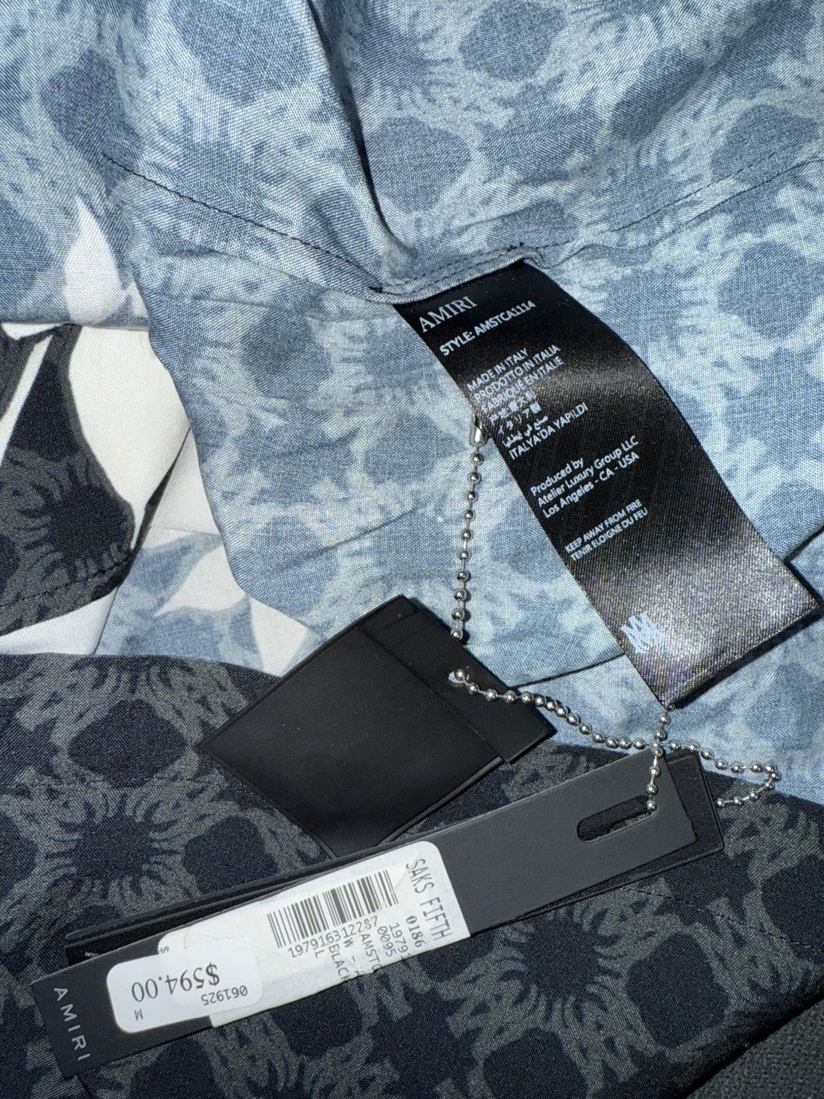 Amiri Amiri Garden Camp Shirt Size US XXL / EU 58 / 5 - 12 Thumbnail