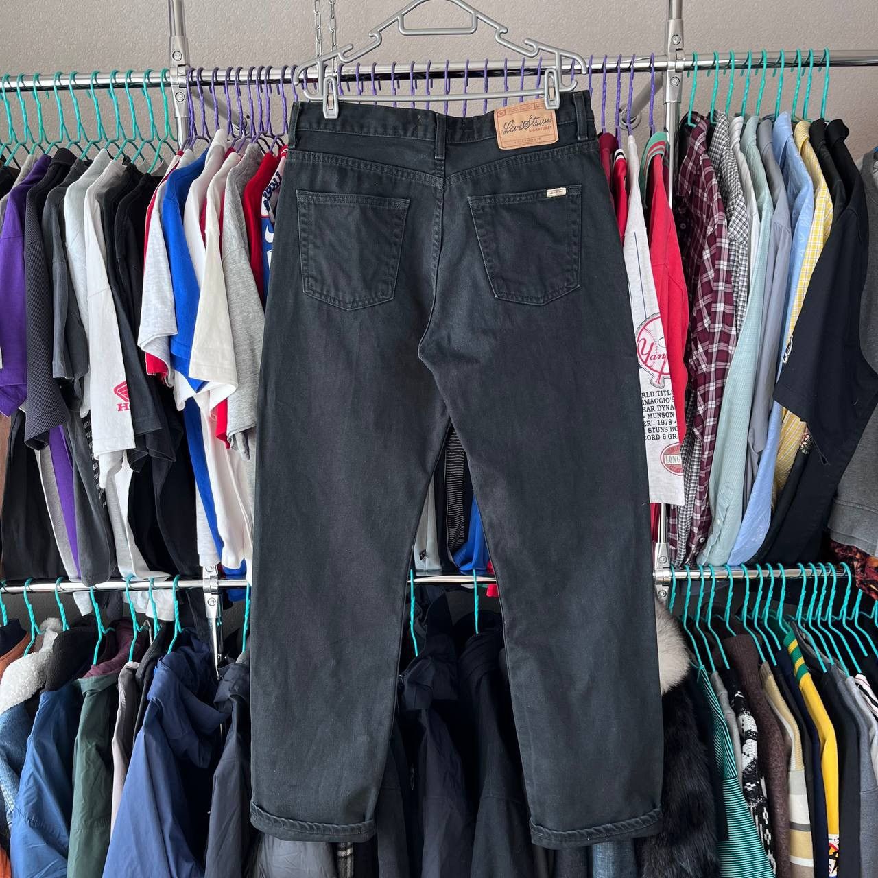 Levi's × Vintage Vintage Levi Strauss Signature Levis Black Denim Jeans Size US 32 / EU 48 - 1 Thumbnail