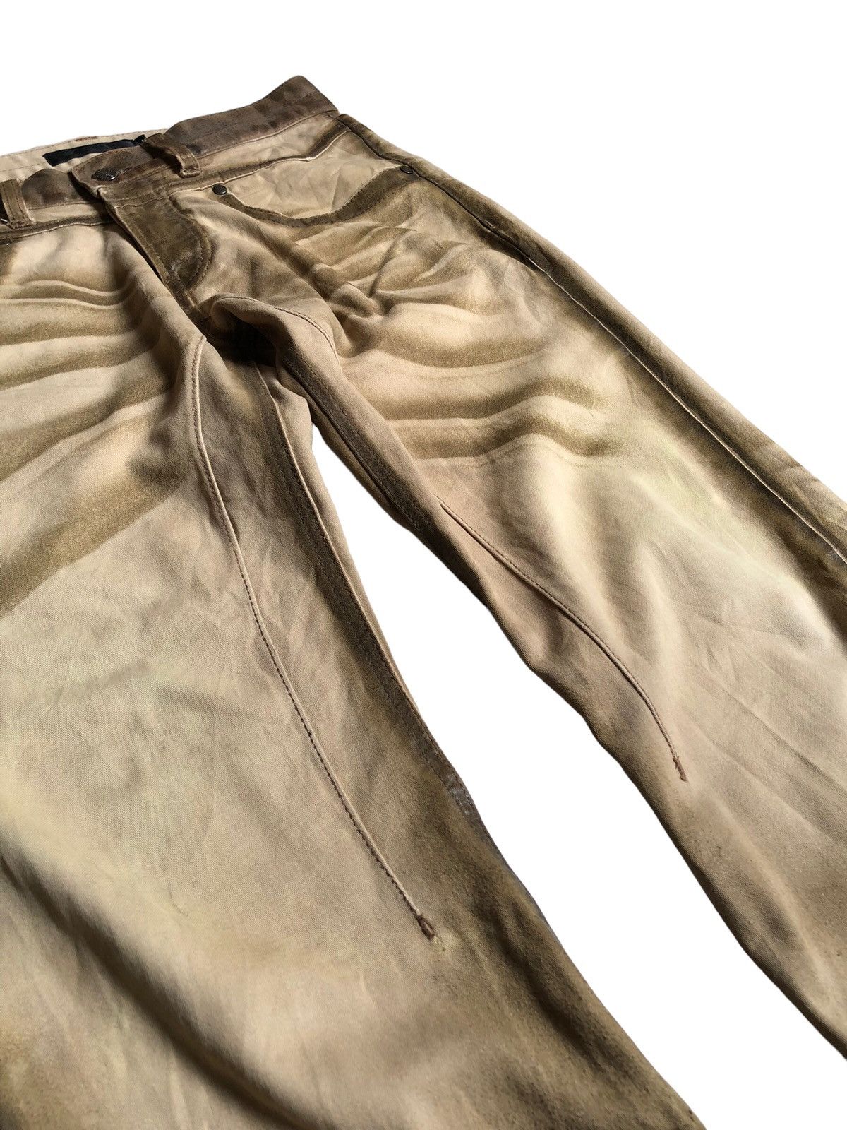 JACKROSE Luv Maison Jack Rose waxed design dirty look pants Size US 30 / EU 46 - 16 Thumbnail
